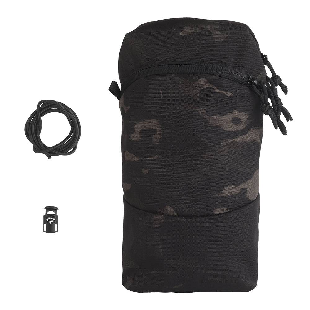 Wosport Cargo universal pocket 3x6 Vertical Laser Cut Multicam Black-6