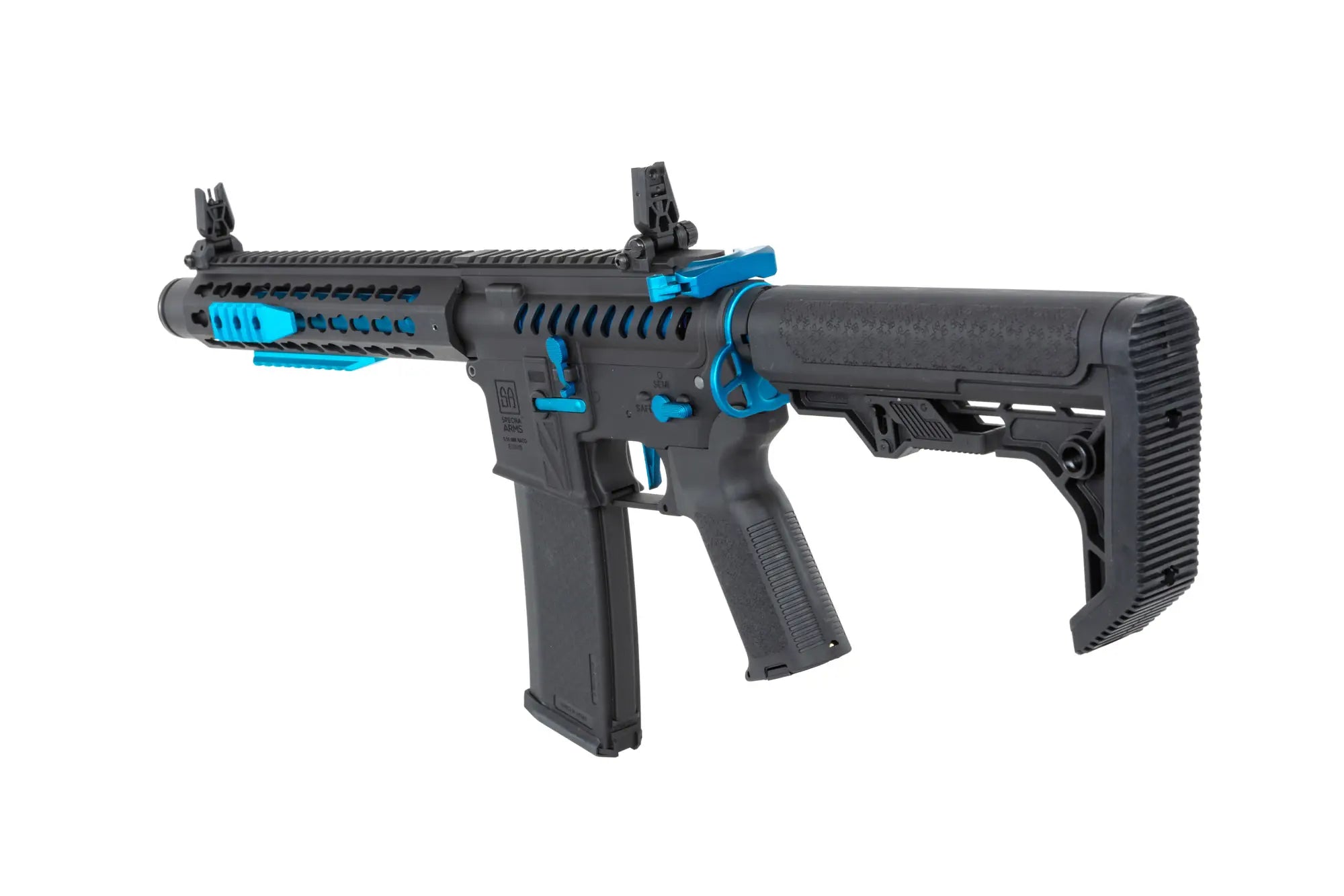 Specna Arms SA-E40-L EDGE™ Light Ops Stock HAL ETU™ Blue airsoft Carbine-12