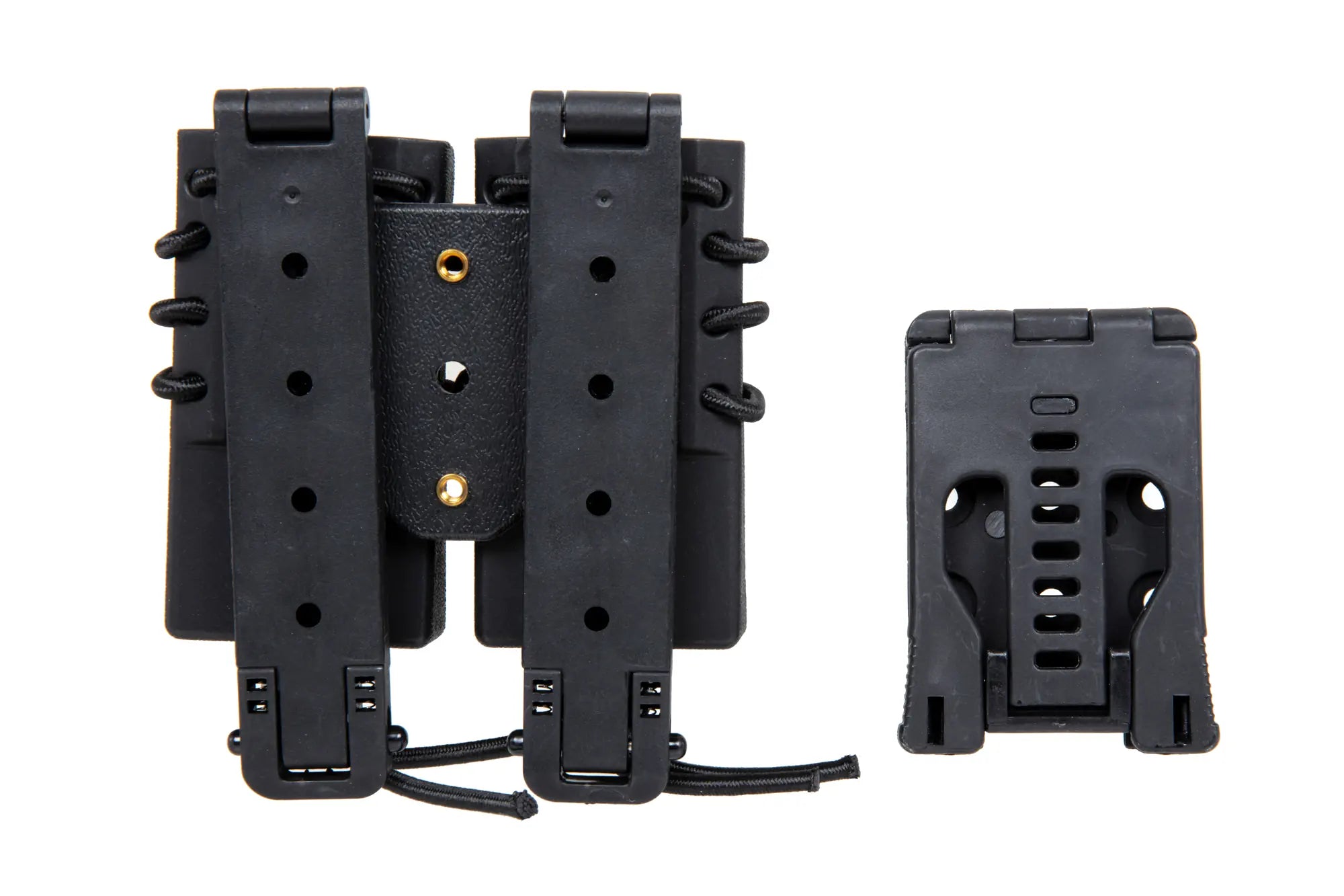 Carrier for 2 9mm magazines Wosport Urban Assault Quick Pull Black-1