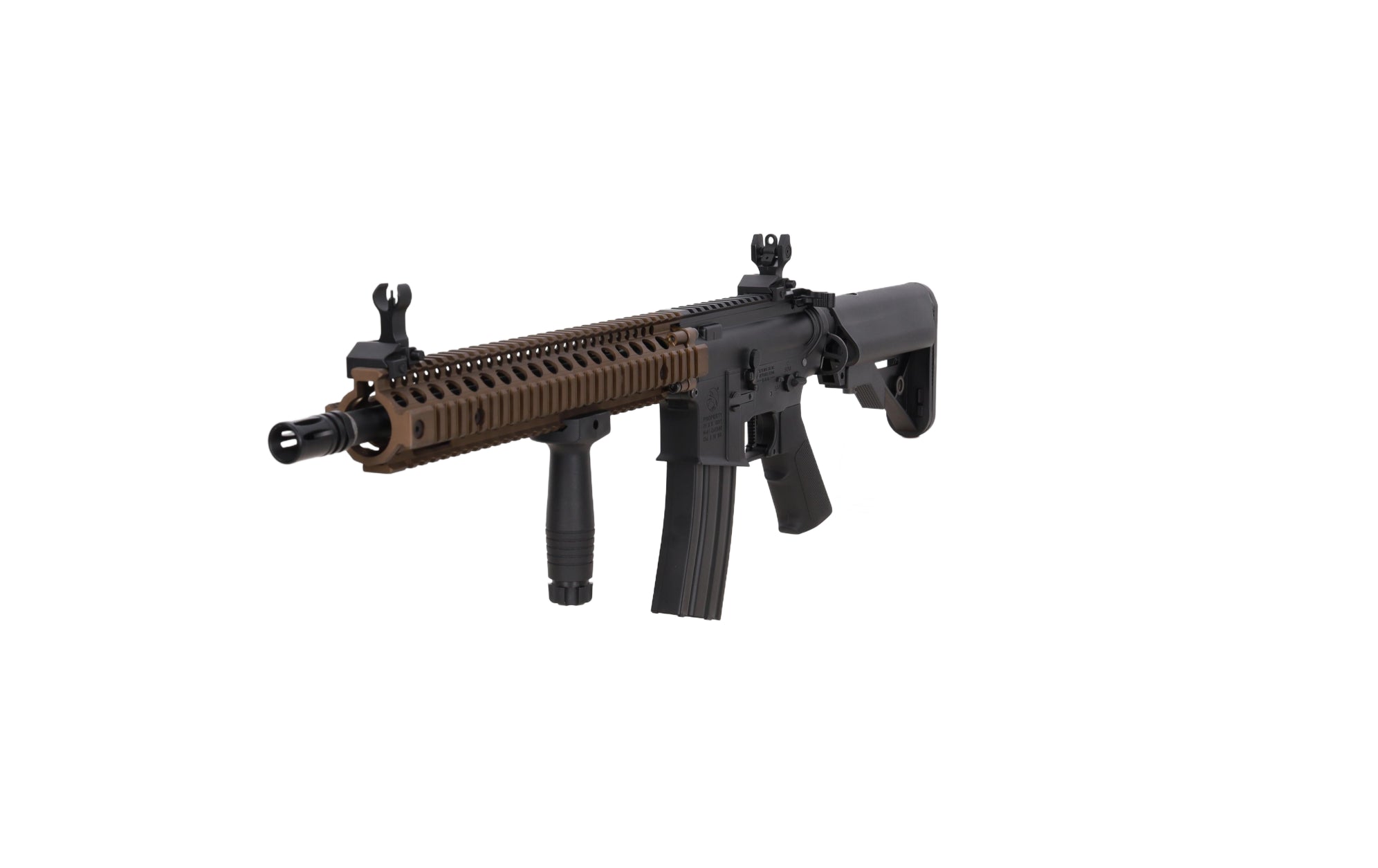 Specna Arms Colt x Daniel Defense MK18 SA-P26 PRIME BLDC AEG Assault Rifle 14.5" – Chaos Bronze-12