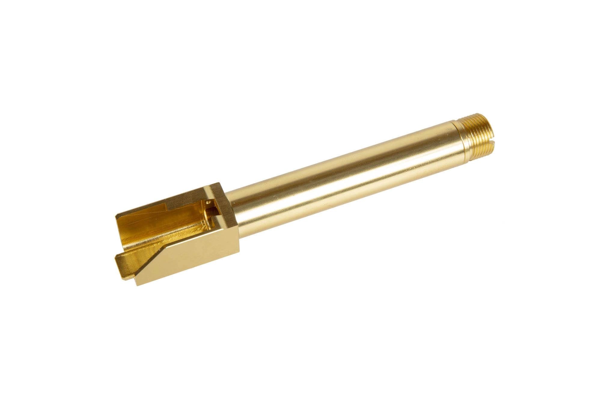 Non-Recoiling 2 Way Fixed" Outer Barrel for Umarex Glock 17 Replicas - Gold"