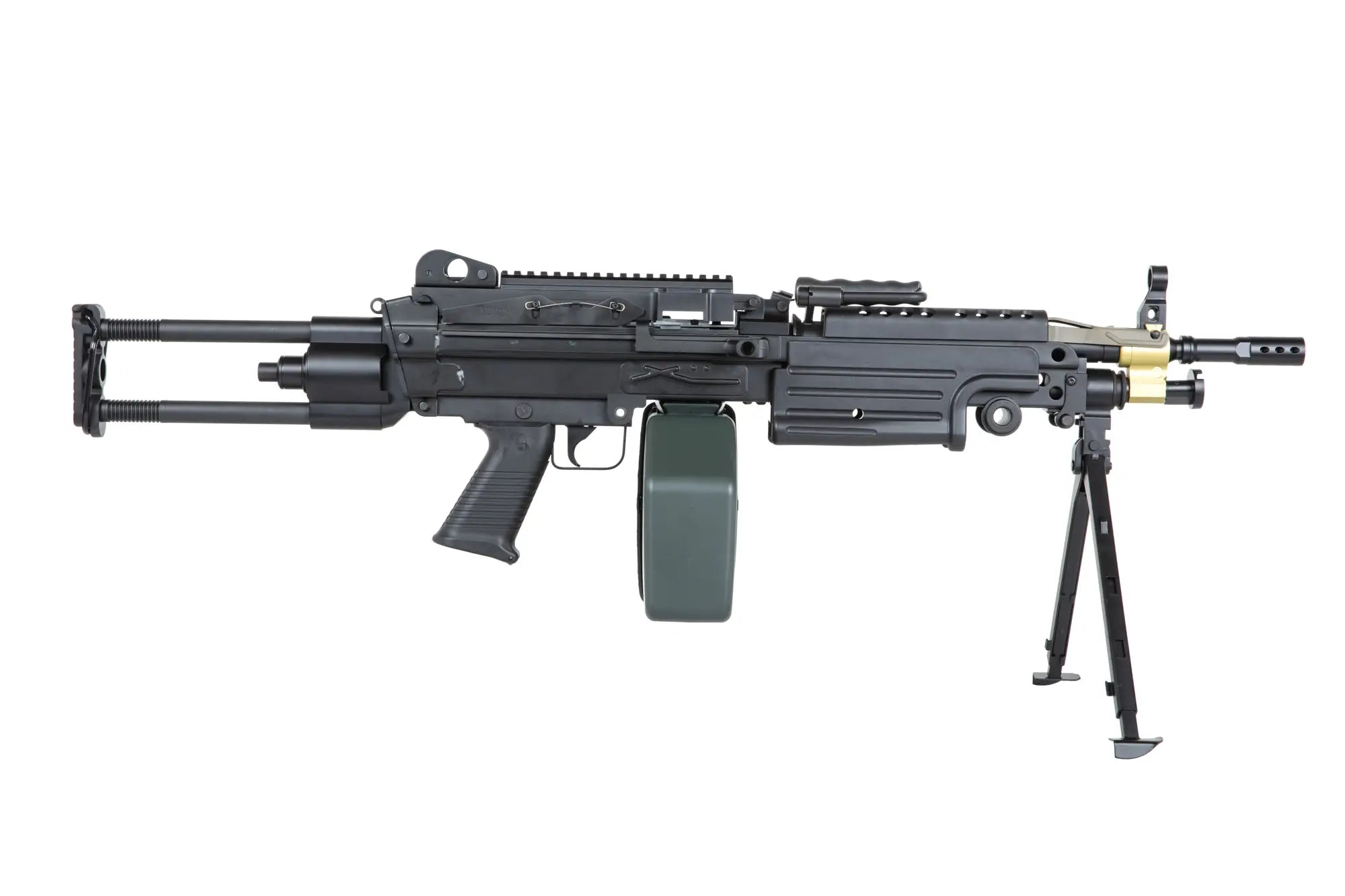 ASG A&K Cybergun M249 PARA Black machine gun-7