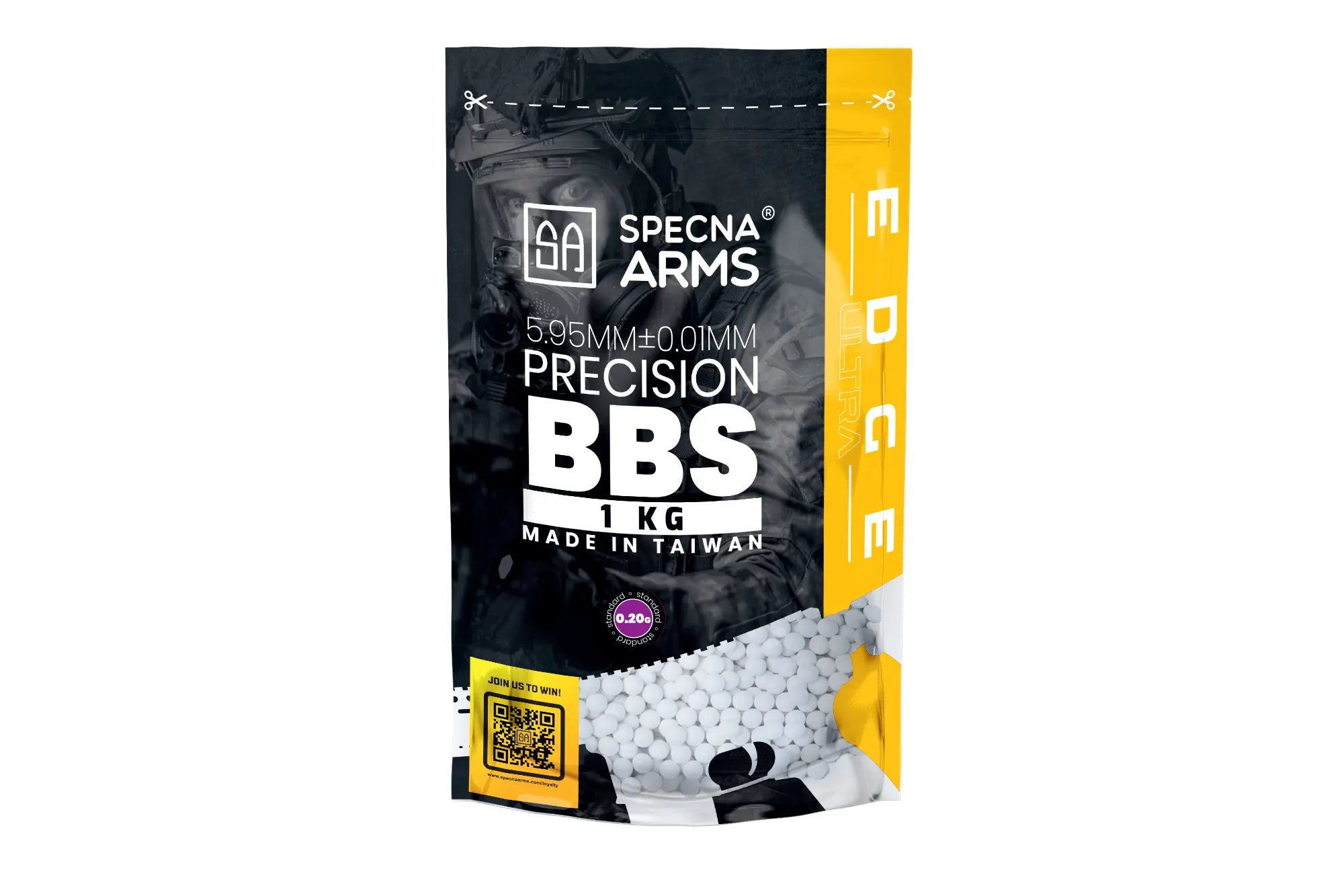 Specna Arms EDGE ULTRA™ 0.20g precision bullets - 1 kg - white