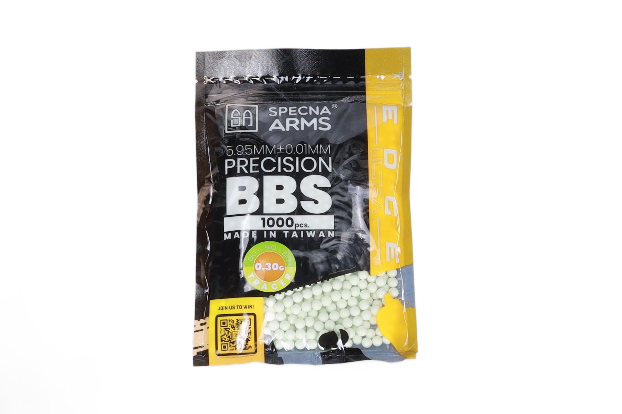 airsoft 0.30g Specna Arms EDGE ULTRA™ BIO Tracer precision BBs 1000 pieces Green