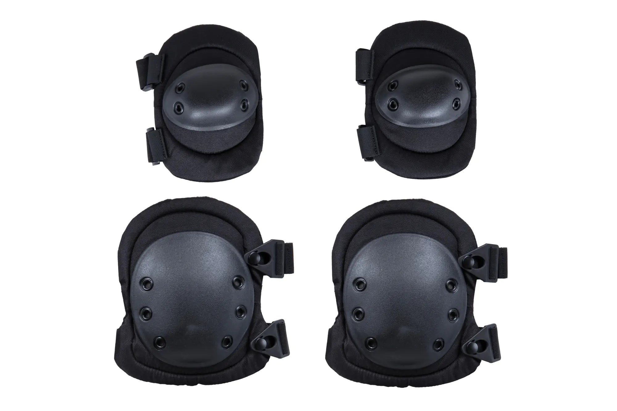 Wosport PA-07 knee and elbow protector set Black-1