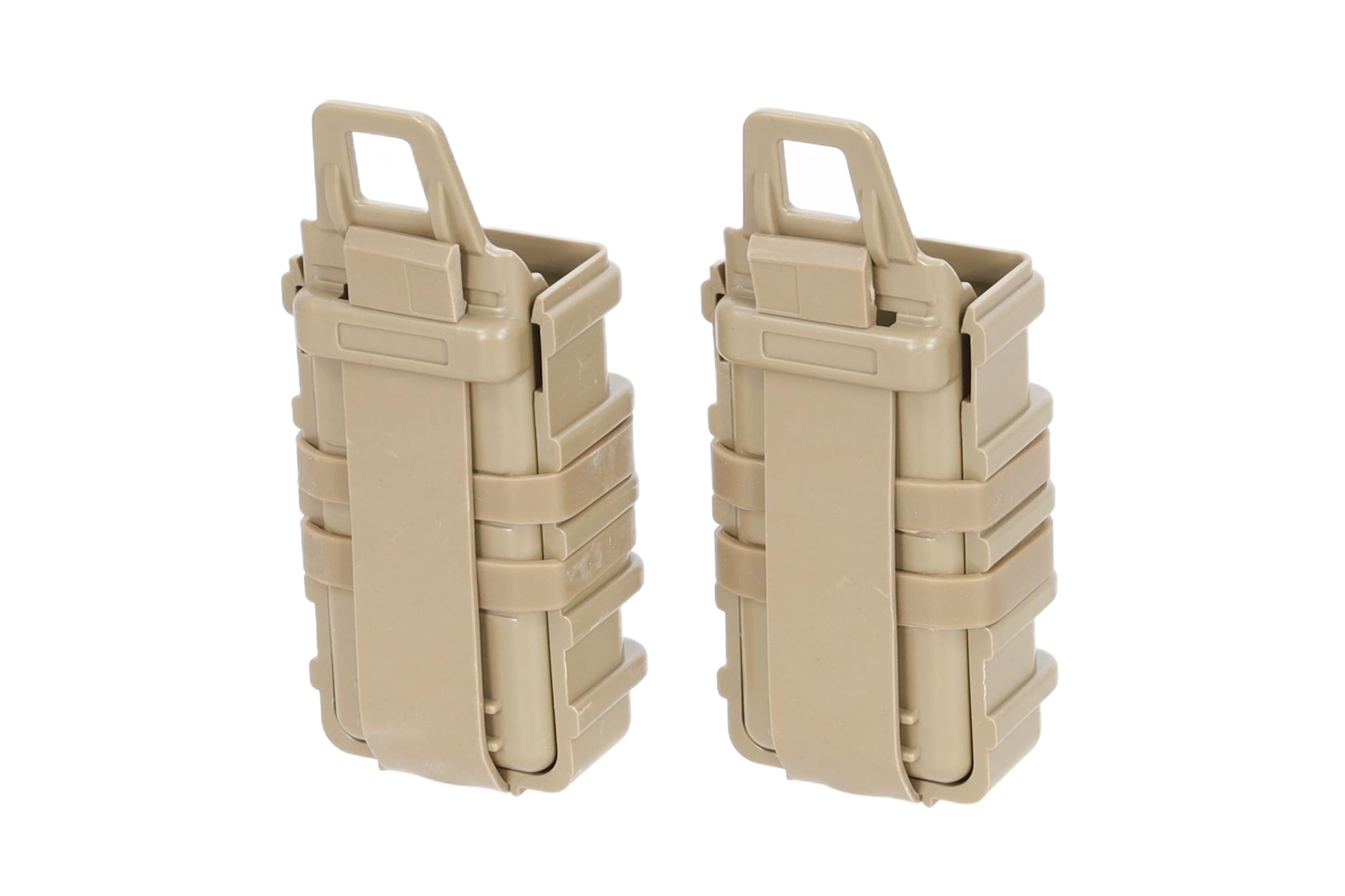 SATAC Open III S Double Pistol Magazine Pouch Tan