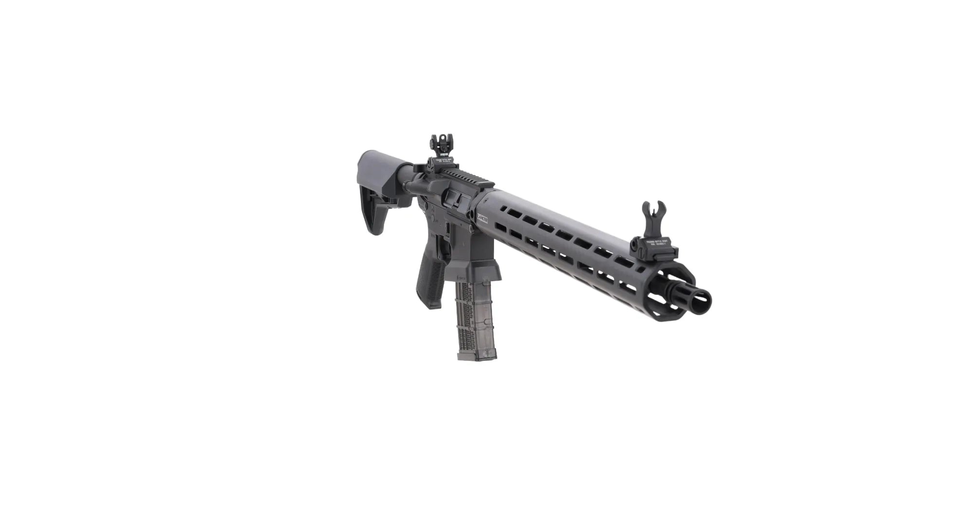 King Arms x Lancer Systems airsoft Carbine L15 LCH7 15" Real Carbon Black-10