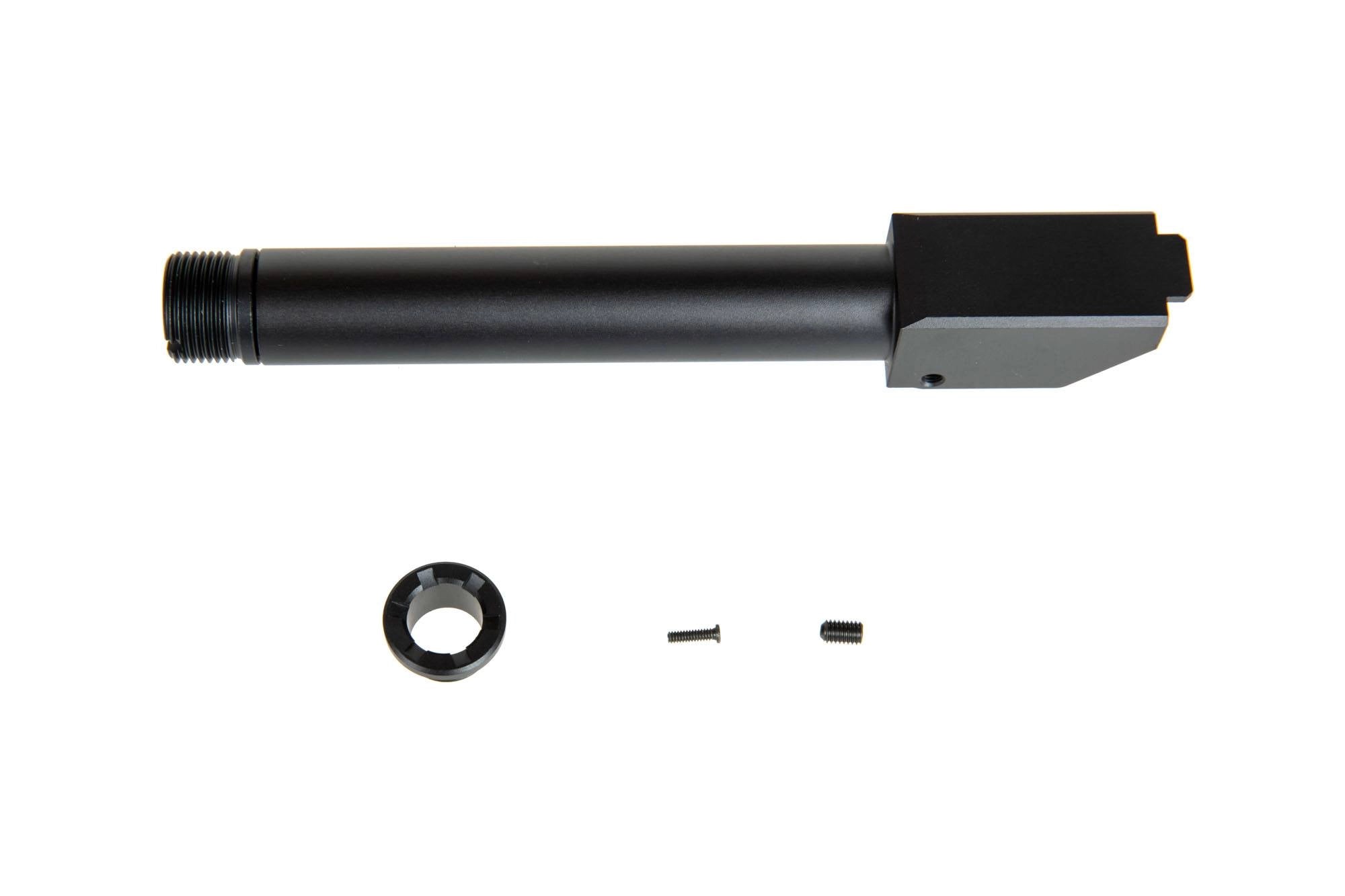 Non-Recoiling 2 Way Fixed" Outer Barrel for TM G17/G18C/G22 Replicas - Black"-1