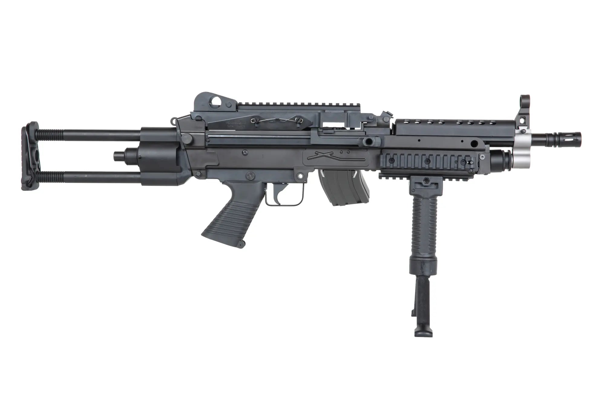 A&K M249 Para Black Airsoft Machine Gun-7