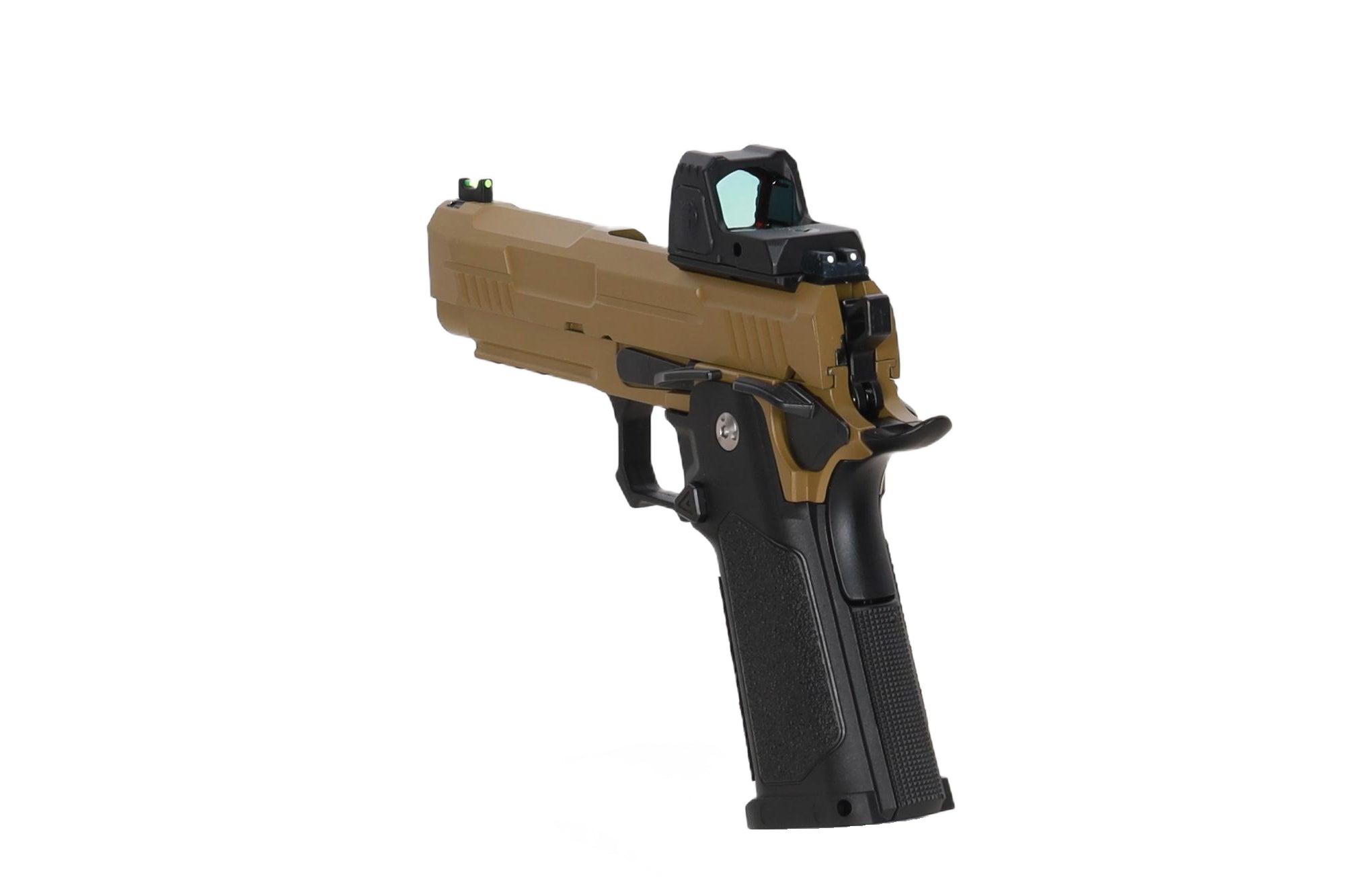 Vanguard 4.3" Hi-Capa GBB + red dot sight Half-Tan
