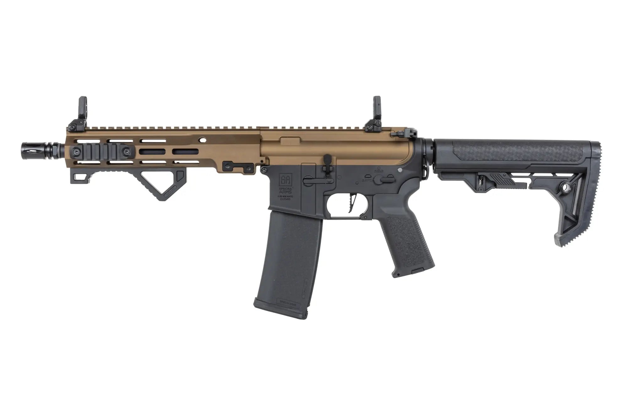 Specna Arms SA-E23-L EDGE™ Light Ops Stock HAL ETU™ Chaos Bronze airsoft Carbine-11