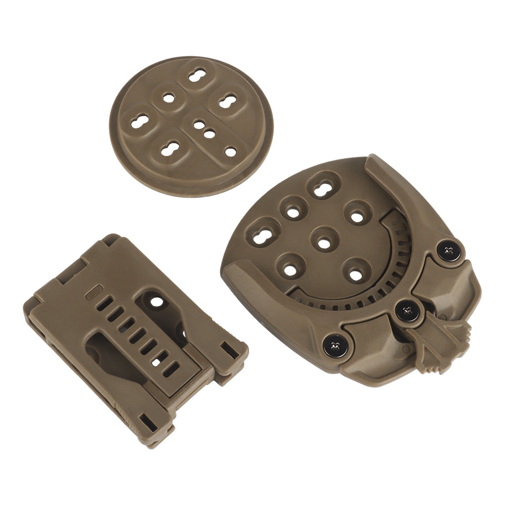 Universal tactical holster adapter 360 degrees Wosport GB-ACC-20 Tan-3