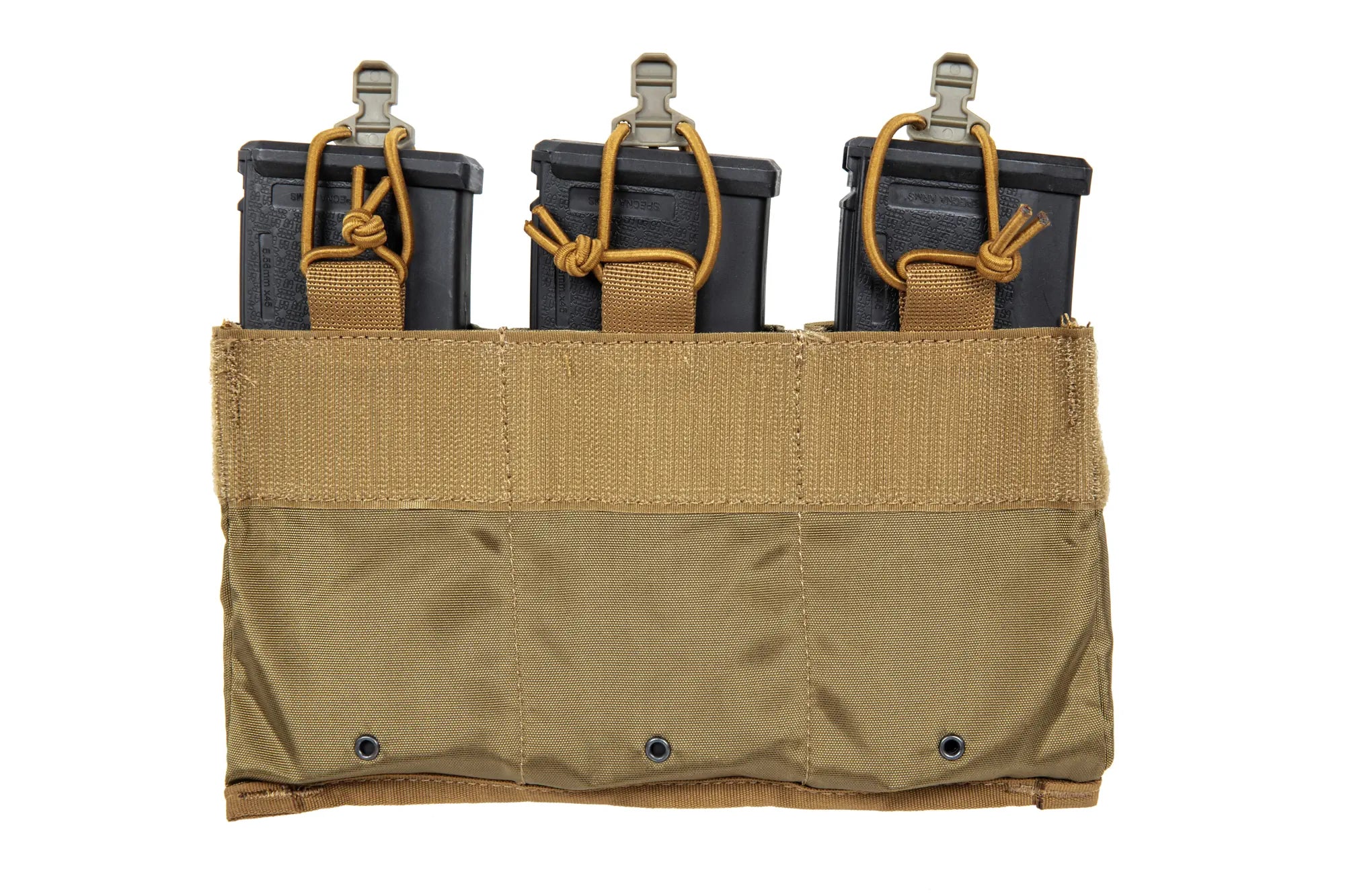 Triple tactical insert for 7.62 mm magazines Wosport Coyote Brown-2