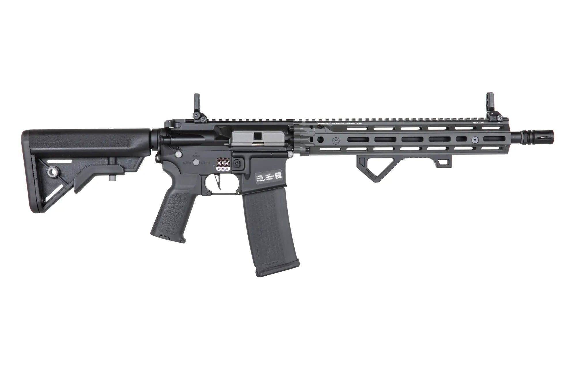 Daniel Defense® SA RISIII 14.5'' EDGE™ HAL ETU™ Steel Grey airsoft rifle-8