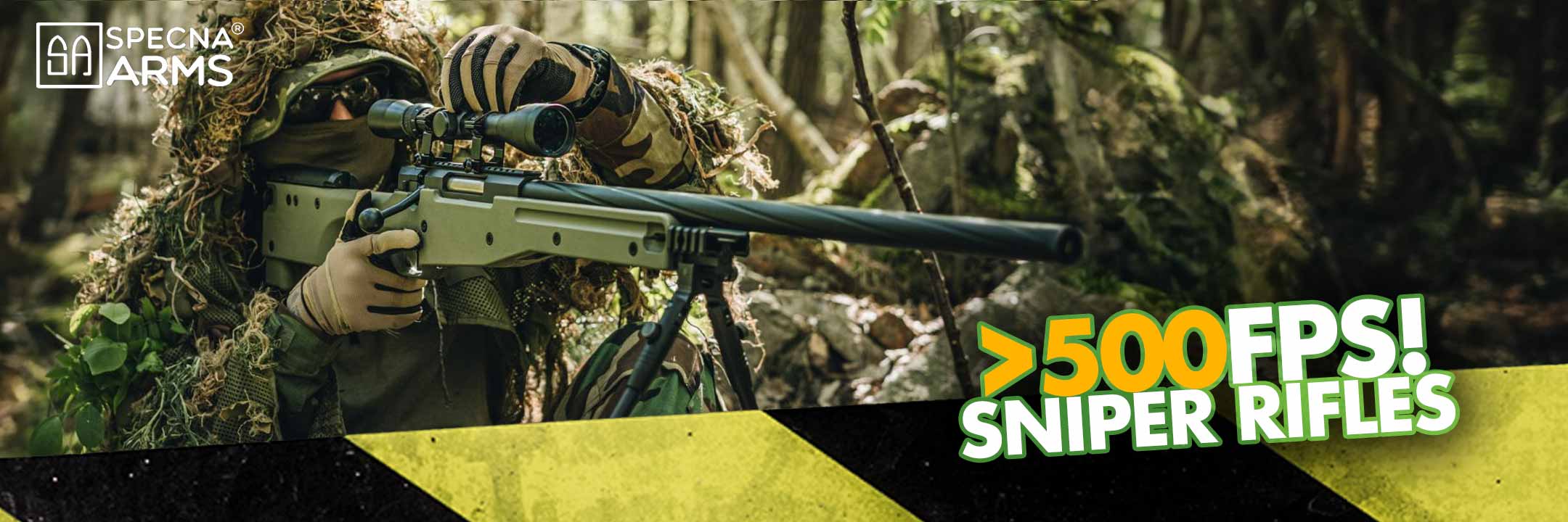 Airsoft Sniper rifles with more than 500 FPS out of the box