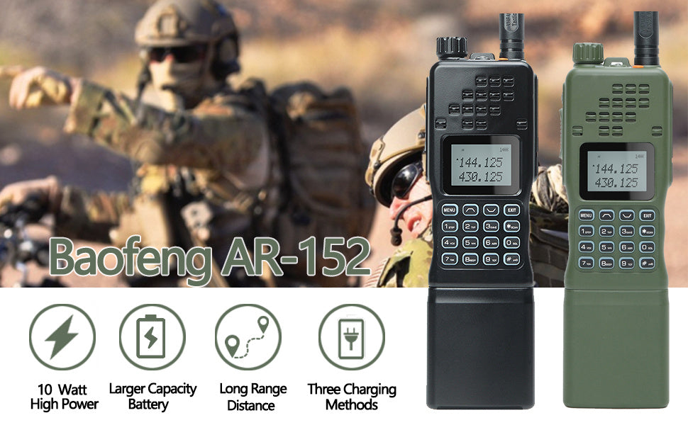 Radio Baofeng AR-152 (VHF, UHF)