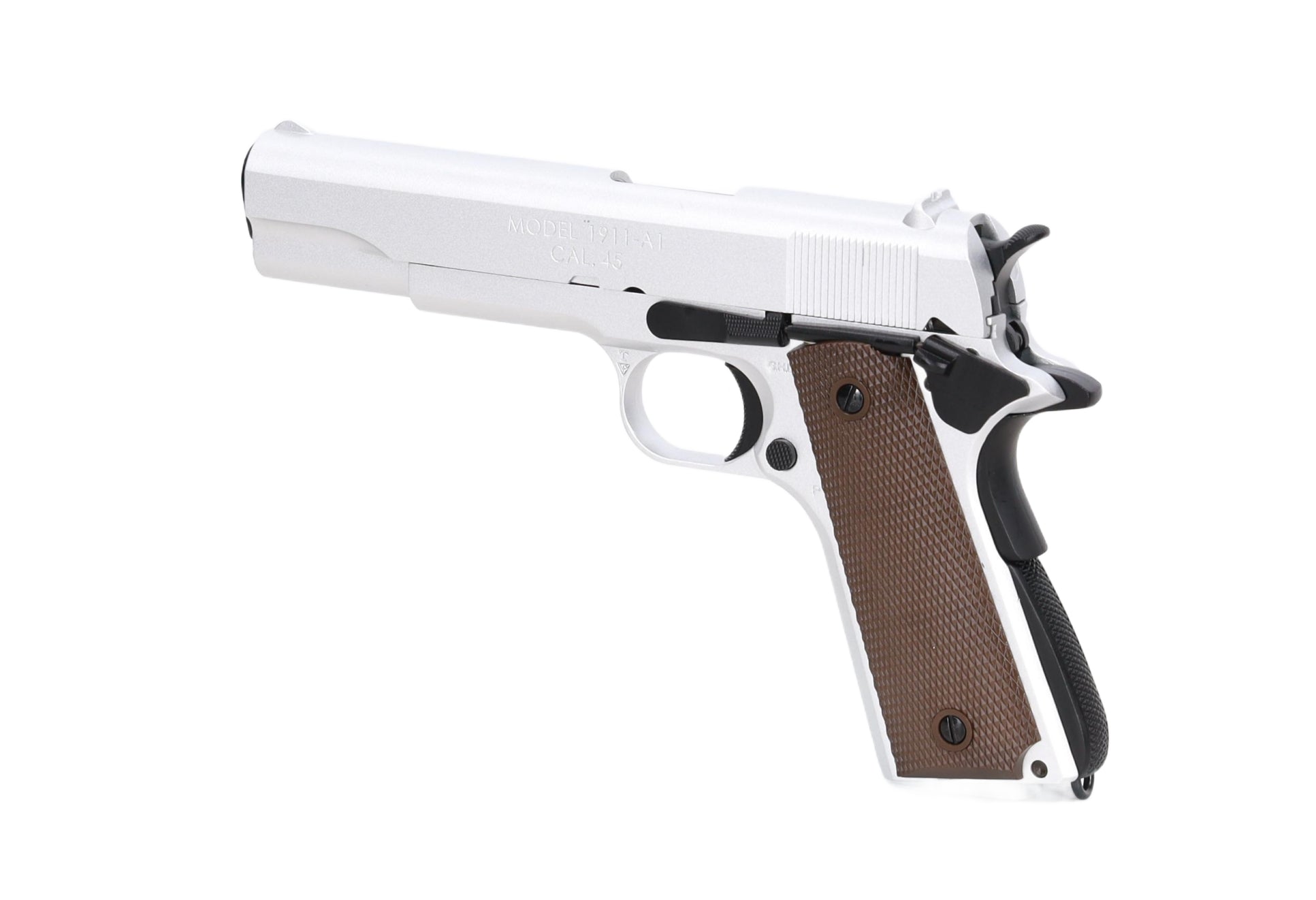 1911-A1 cal.45 gas airsoft pistol - Silver