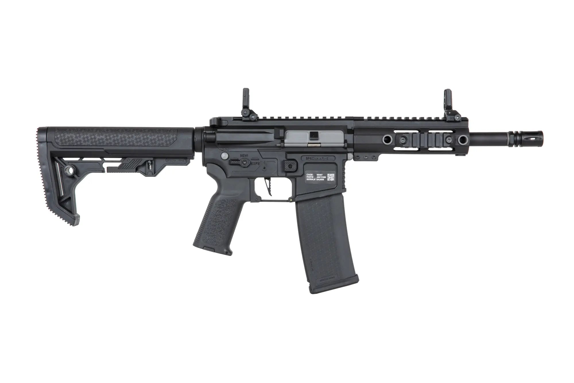 Specna Arms SA-F04-RL FLEX™ Light Ops Stock/ New Receiver HAL ETU™ airsoft Carbine Black-11