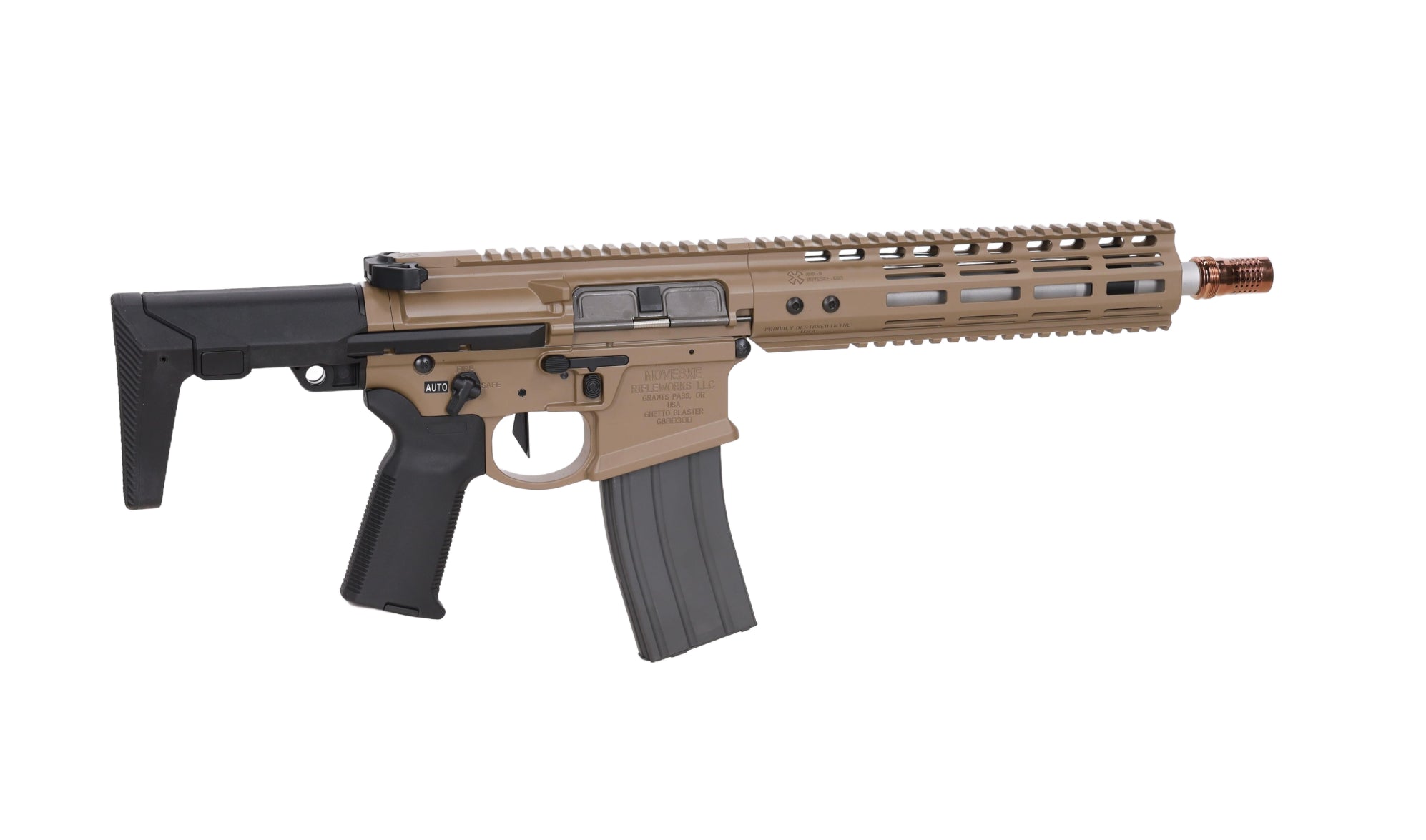 Noveske Ghetto Blaster NHR-9 10.5" MWS Gen.2 FDE