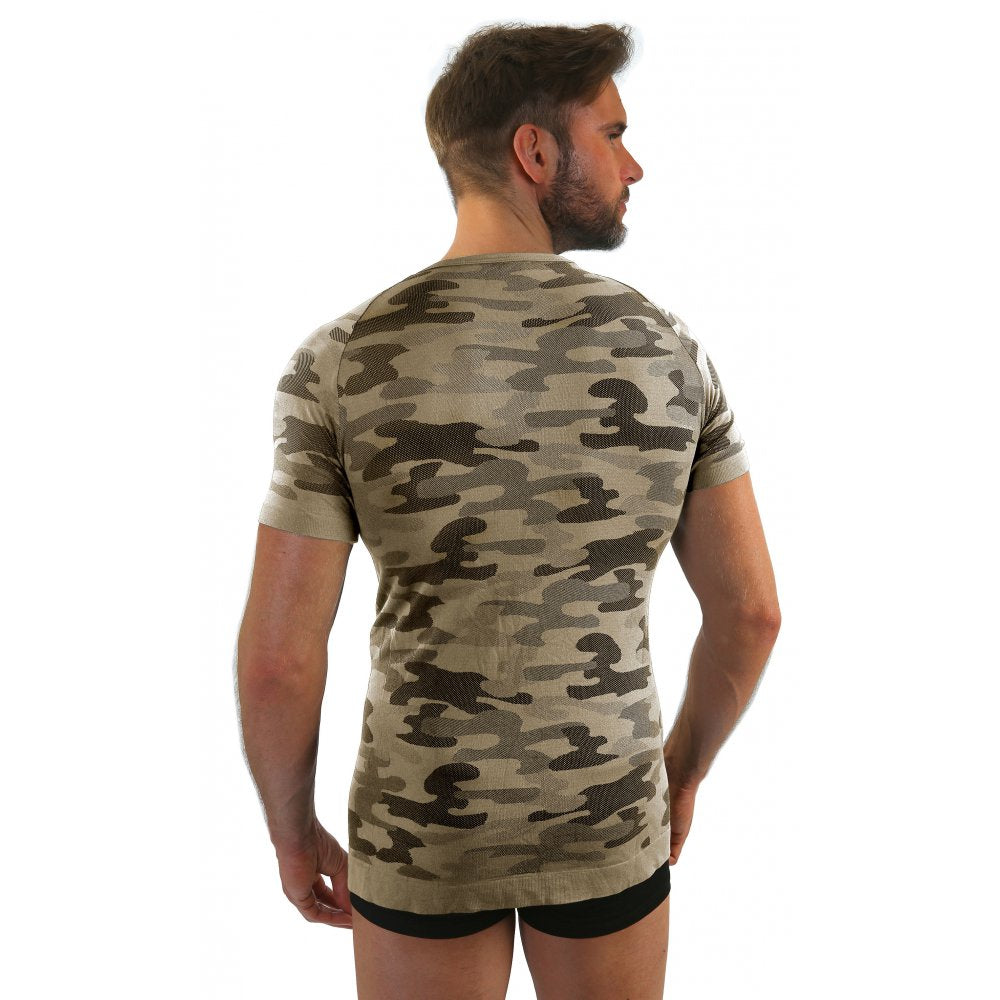 Sesto Senso Thermo Active Moro Short Sleeve T-Shirt Light Grey-2