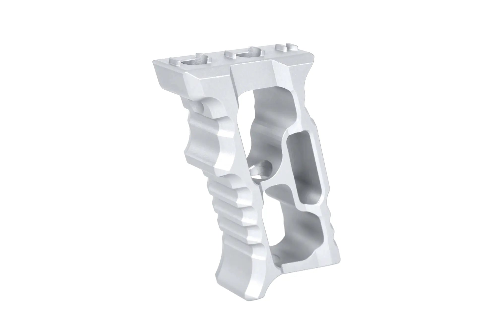 Aluminium angle grip TD Minivert for KeyMod/M-LOK Silver-2