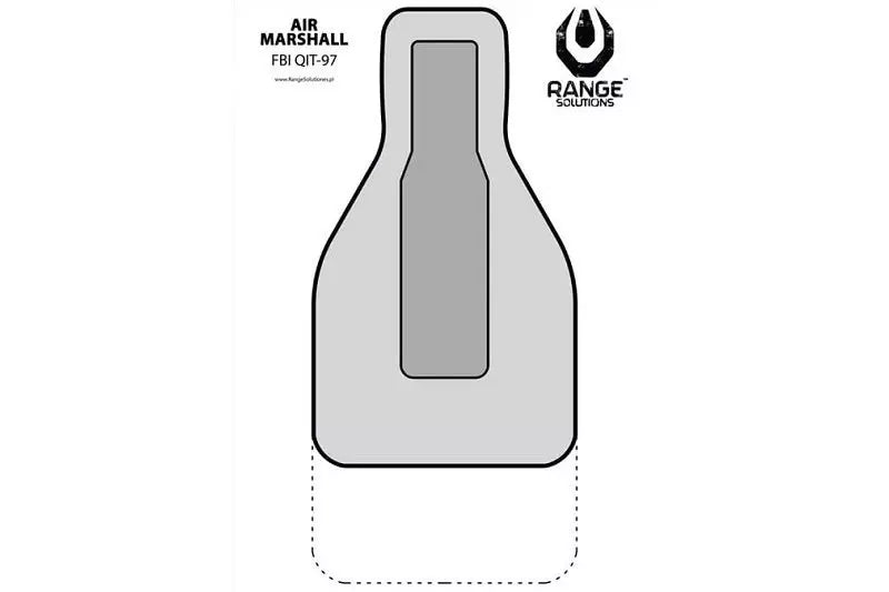 Test Air Marshall" Shooting Targets - 50 Pcs"