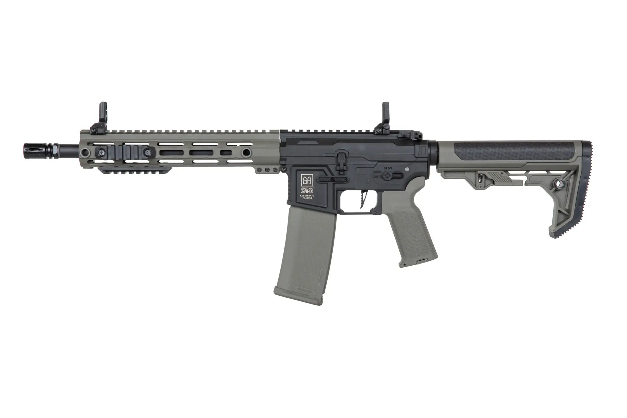 Specna Arms SA-F05-RL FLEX™ Light Ops Stock/ New Receiver HAL ETU™ Olive airsoft Carbine-11