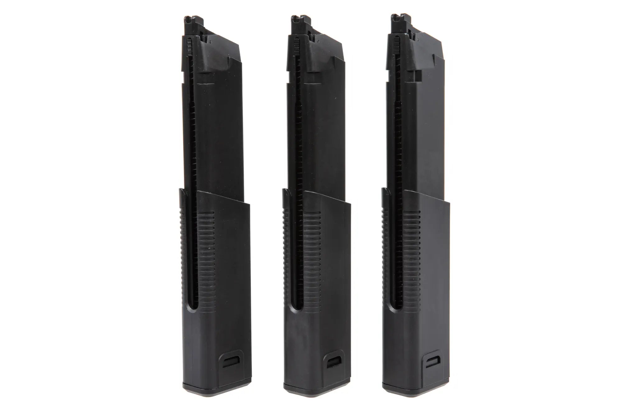 Set of 3 Green Gas Krytac 60-ball magazines for Kriss Vector replicas Black