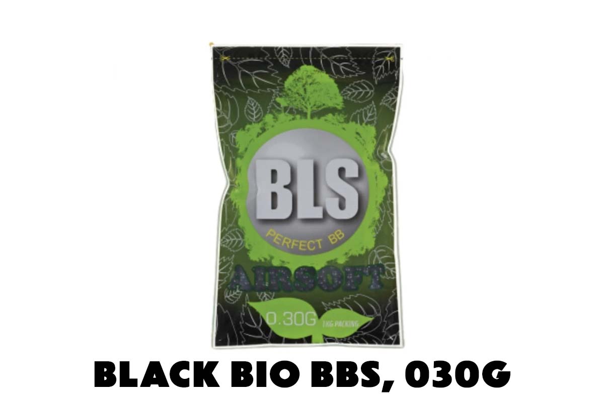 BLS BIO pellets 0,30g, 3300 BBs - Black