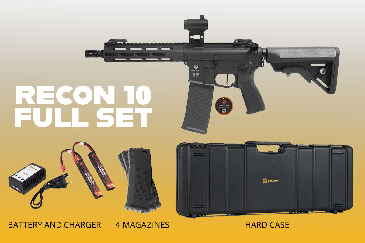 Pack Recon 10 Carbontech MK18 Mod 1 Evolution Airsoft