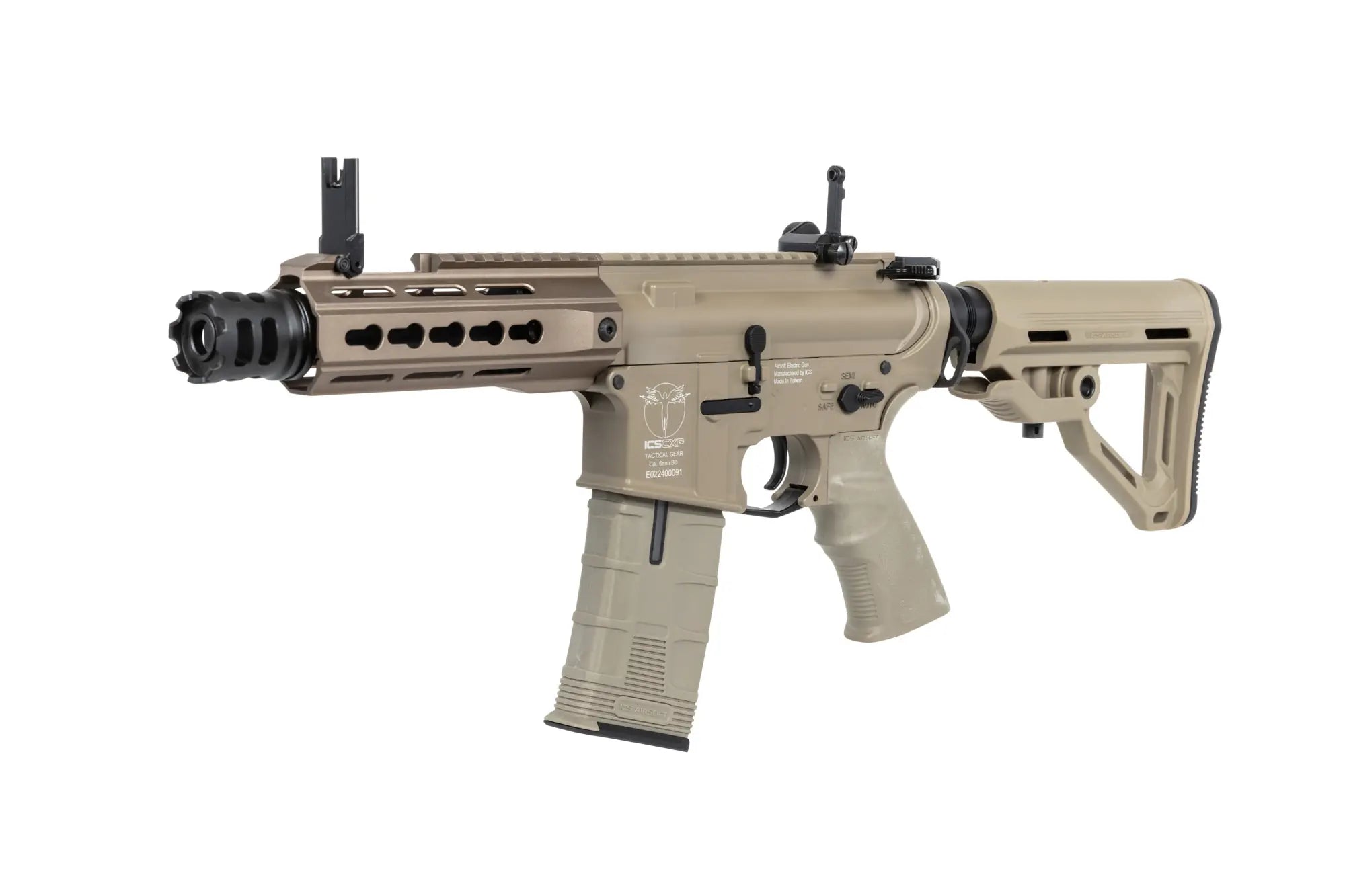 ICS Airsoft CXP-UK1 Captain FET Tan airsoft Carbine-4