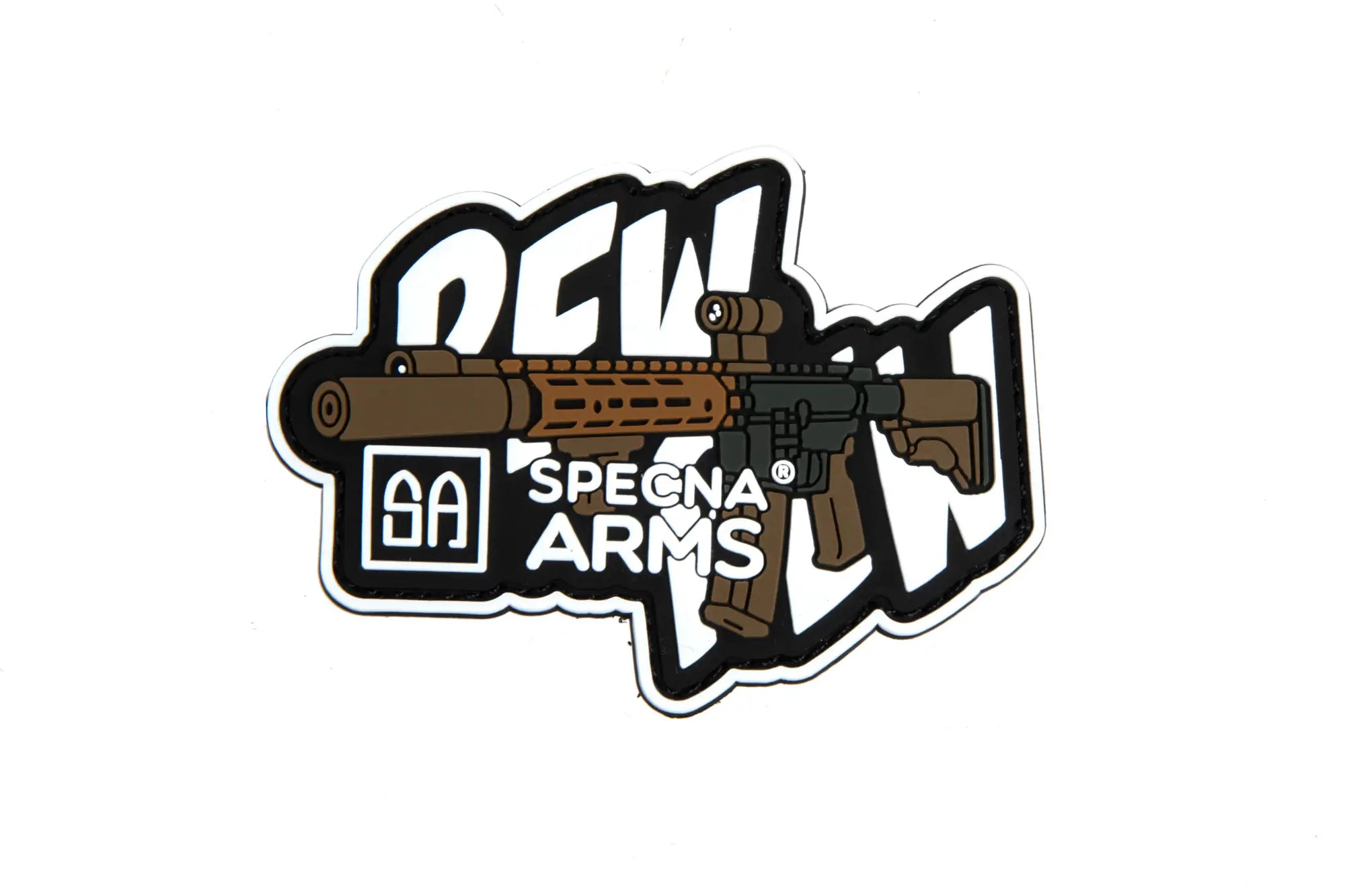 Specna Arms Pew Pew Patch Black and White