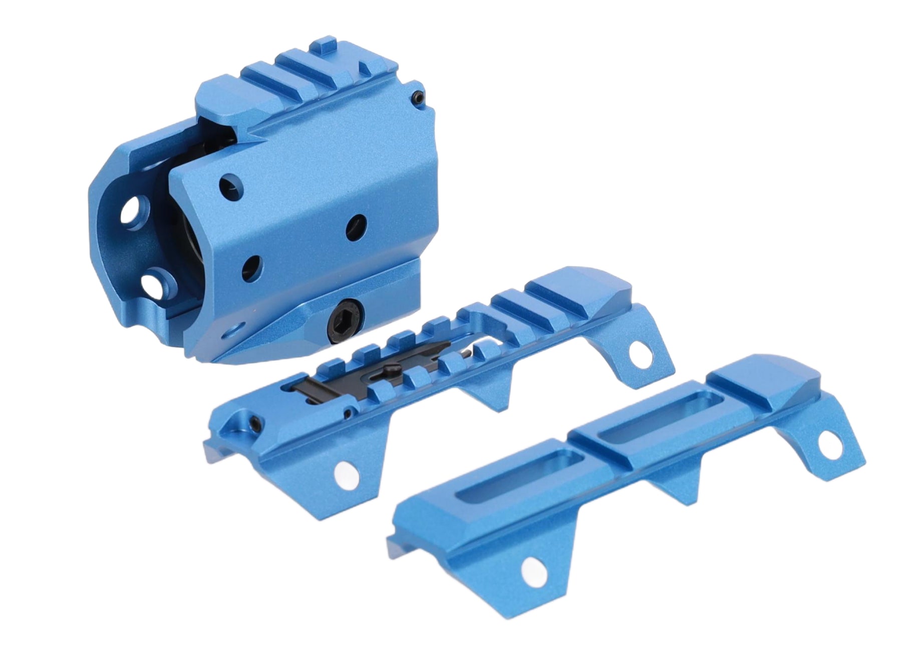 King Arms x Strike Industries mounting kit for Gridlok® rail Blue-5