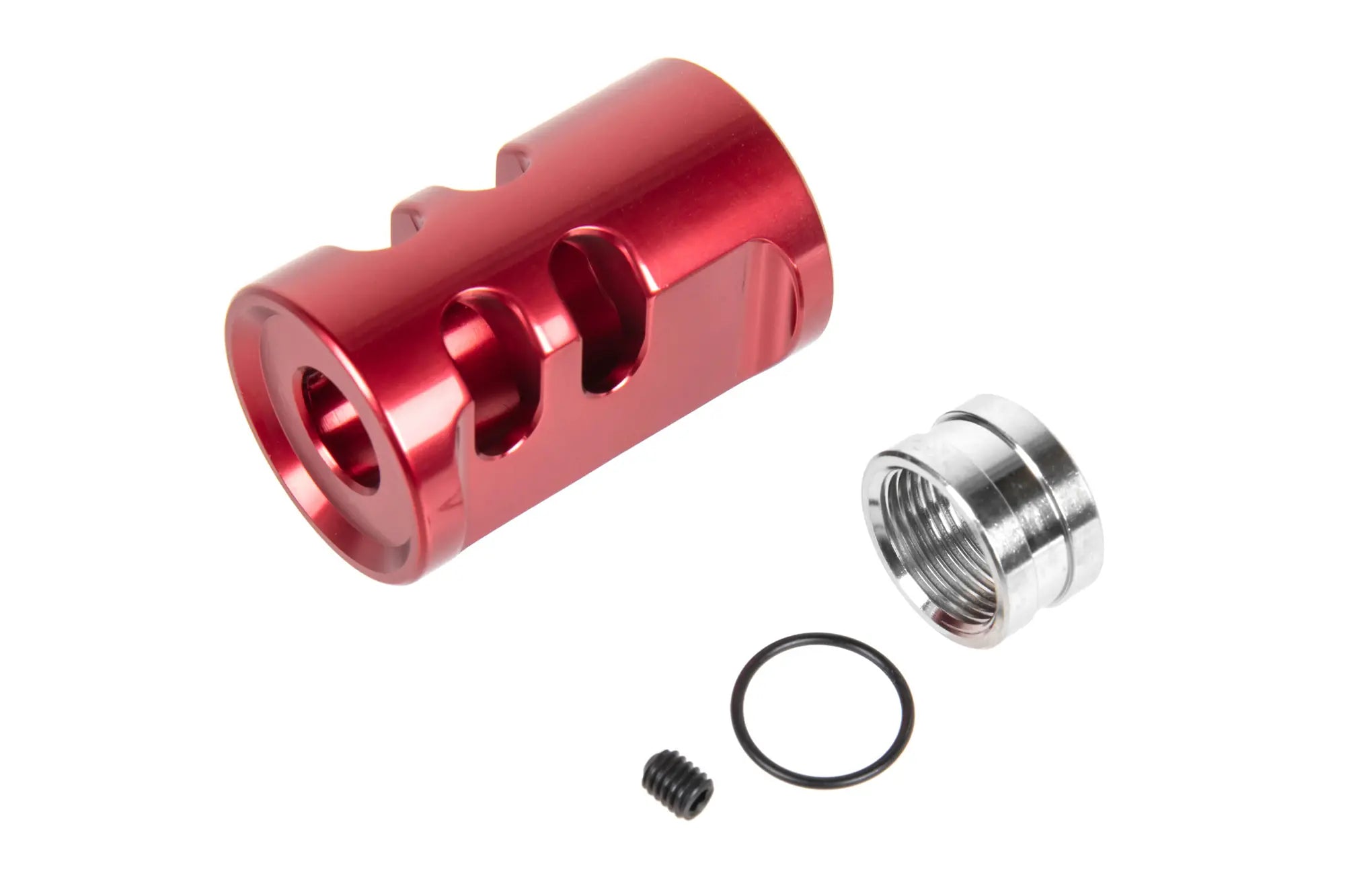 TTI Airsoft type A compensator for AAP01 14mm CCW replicas Red