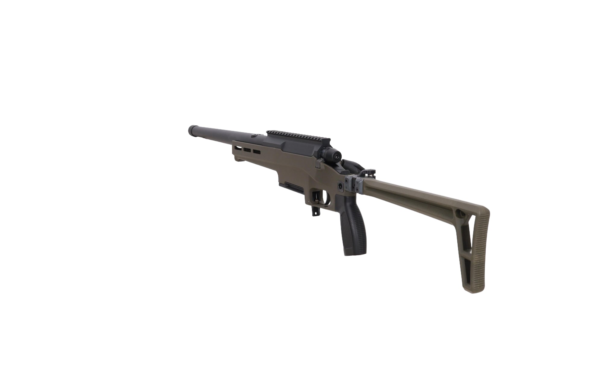 Silverback TAC-41LL-S Bolt-Action Sniper Rifle Folding Stock - Olive-10