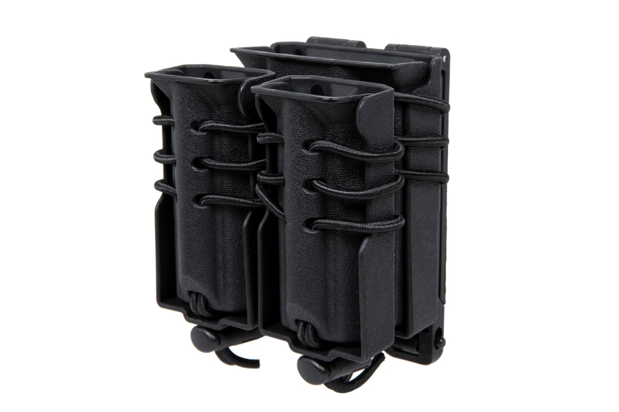 Carrier for 2 9mm magazines and an M4/M16 magazine Wosport Urban Assault Quick Pull Black-2