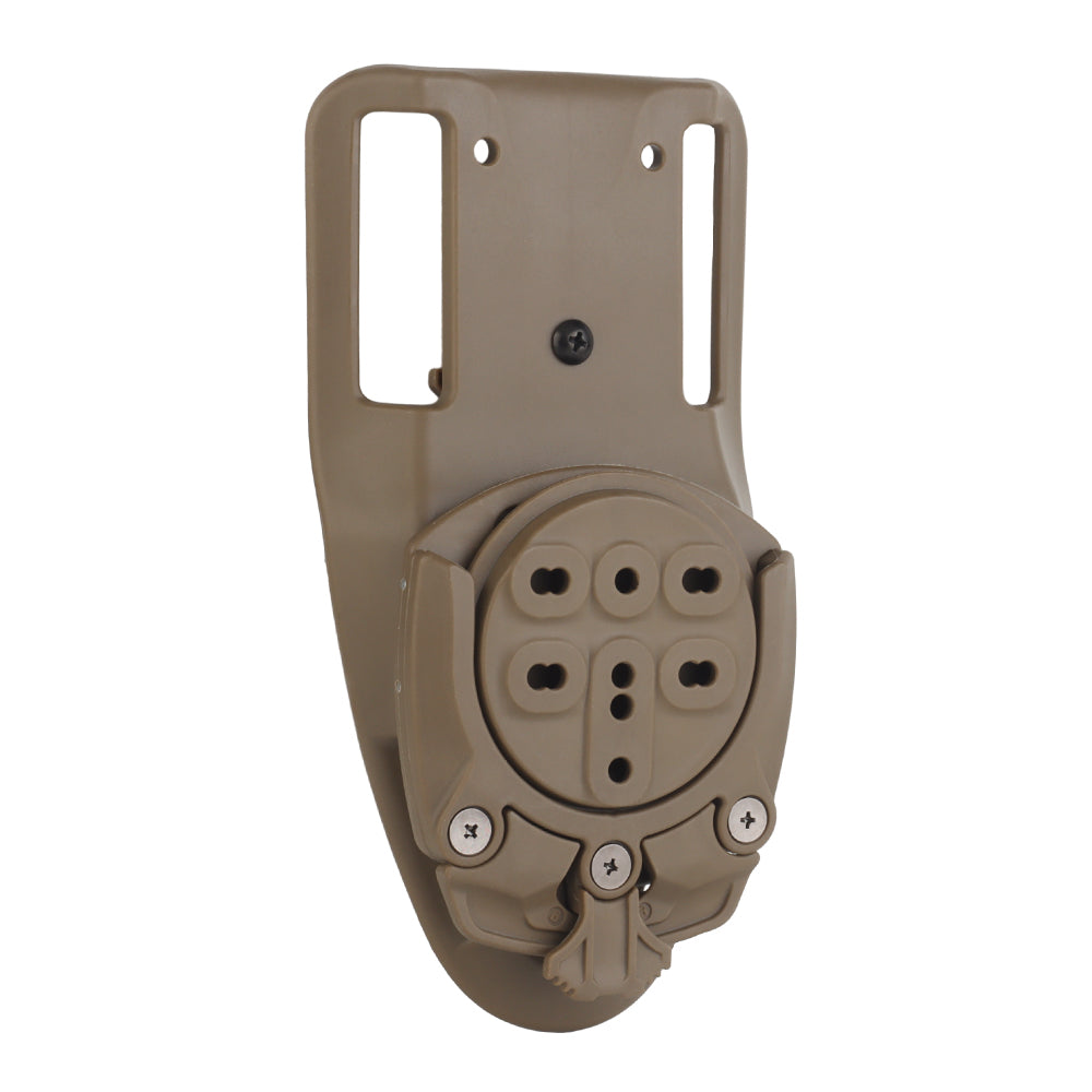 Wosport 360-degree universal tactical holster adapter with belt attachment GB-ACC-22 Tan-5