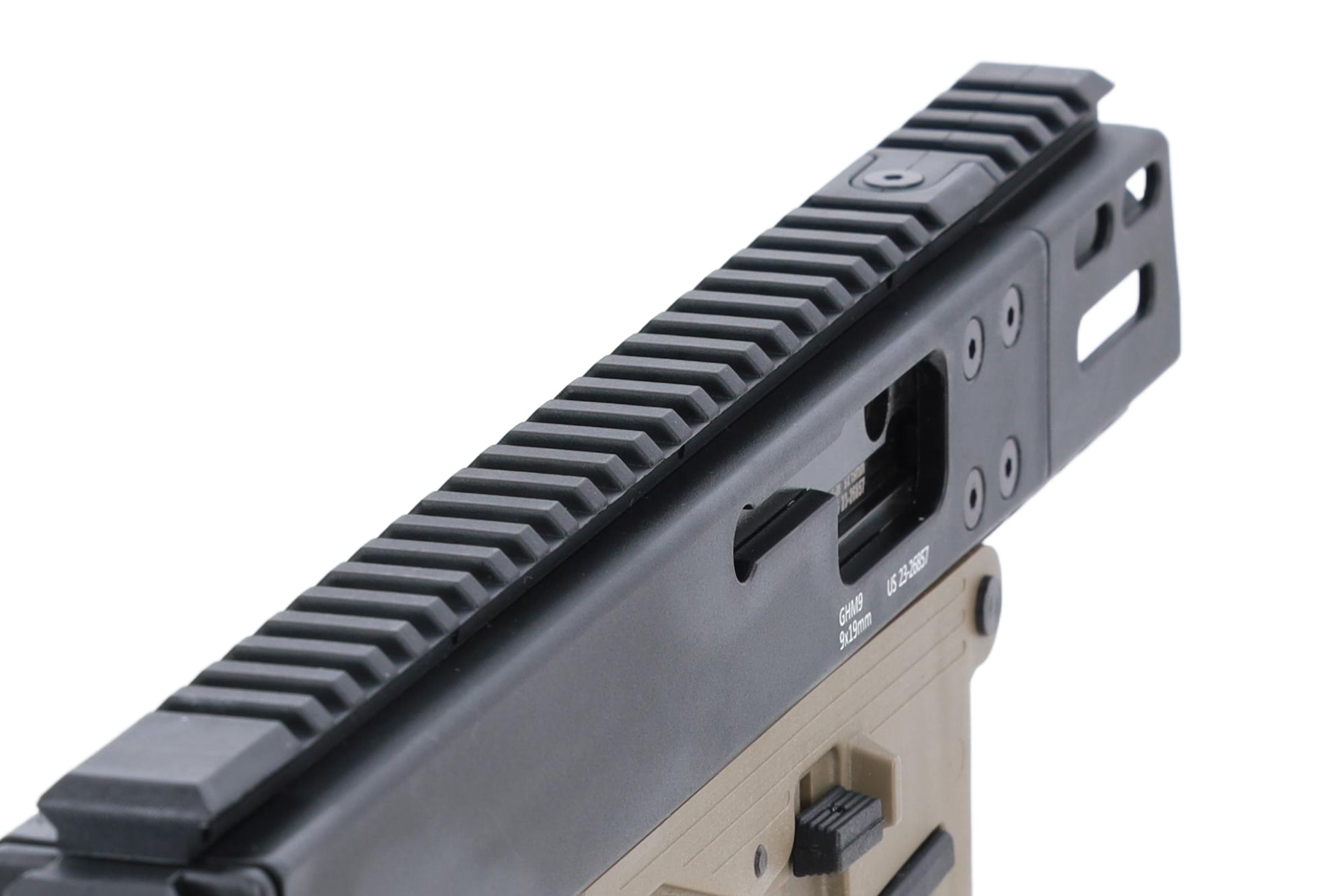 B&T GHM9 Gen.2 airsoft smg - black and tan