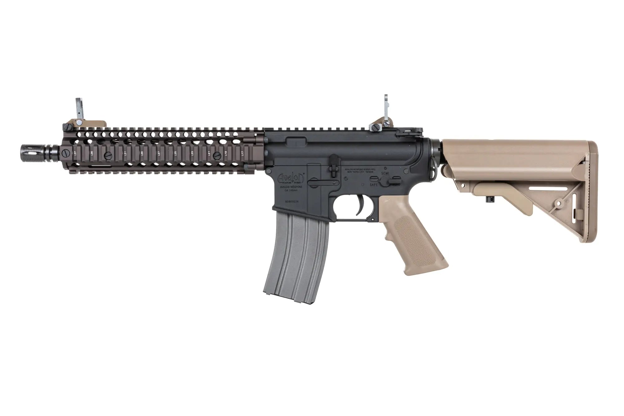 Vega Force Company Daniel Defense MK18 RIS II AVALON M4 CQBII Gate Aster SX Half-Tan airsoft Carbine-8