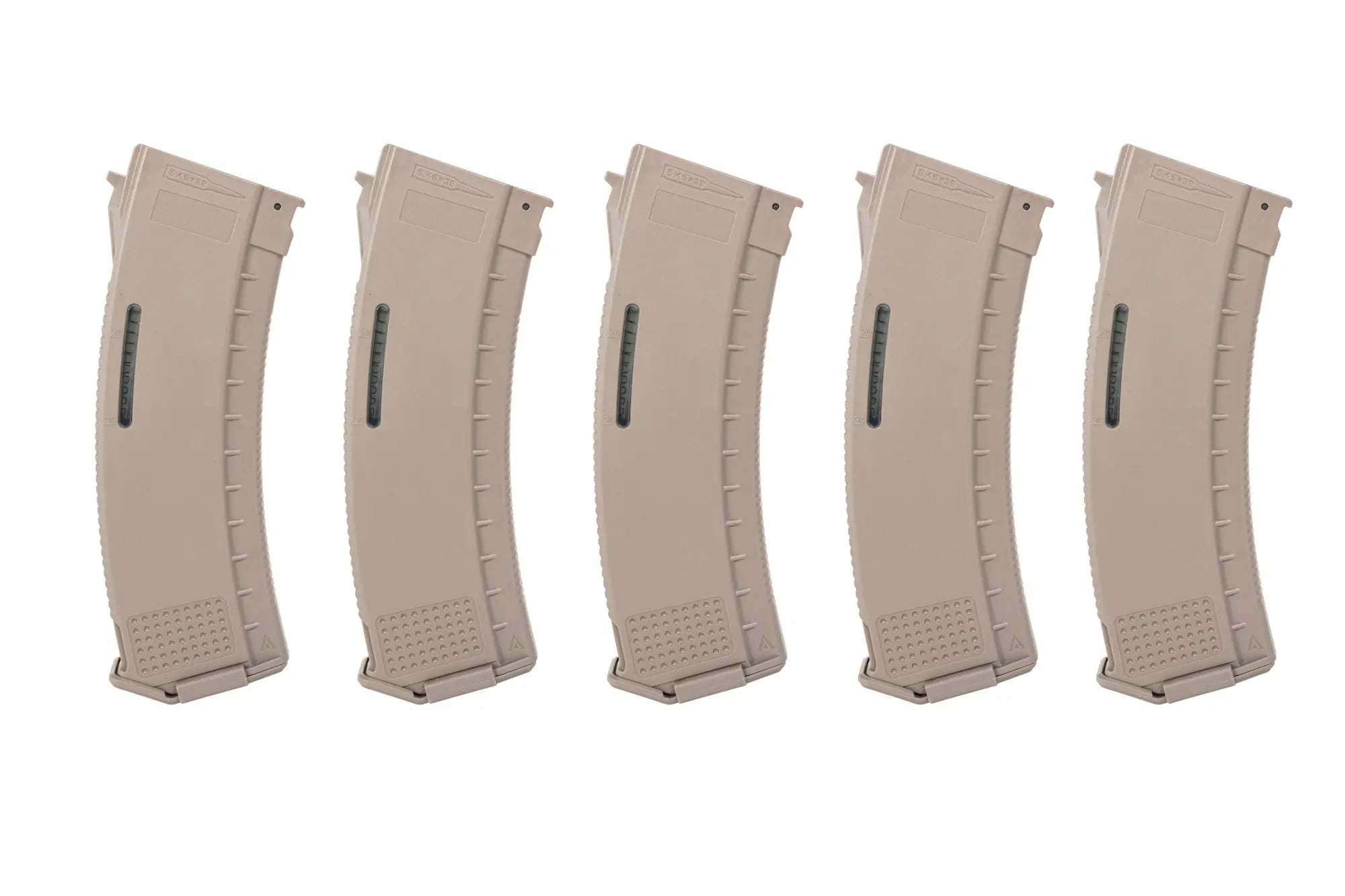 5 X AK12 Mid-Cap 130/30 BB magazines FDE