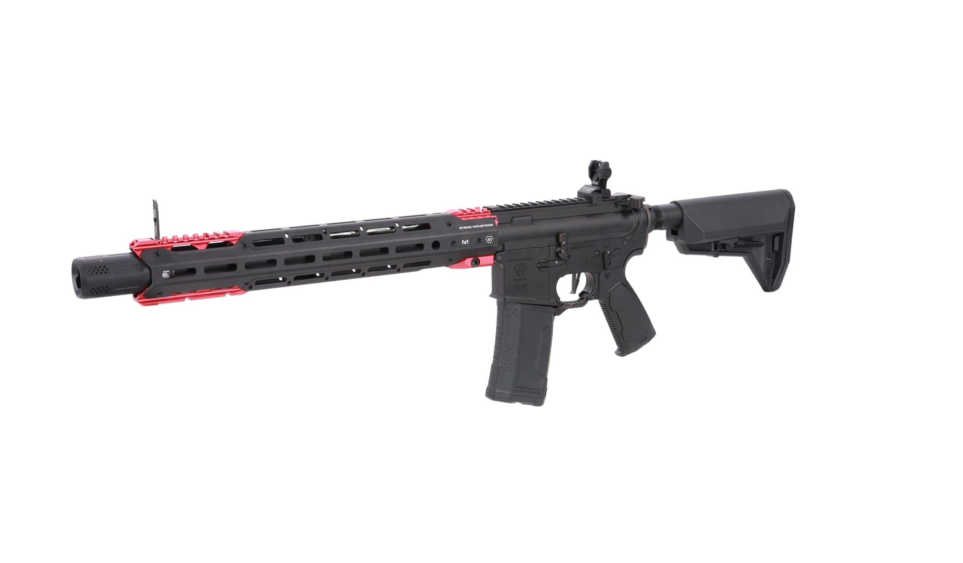 King Arms x Strike Industries Sentinel GRIDLOK® 15" Aster SE ETU Black and Red airsoft Carbine-10