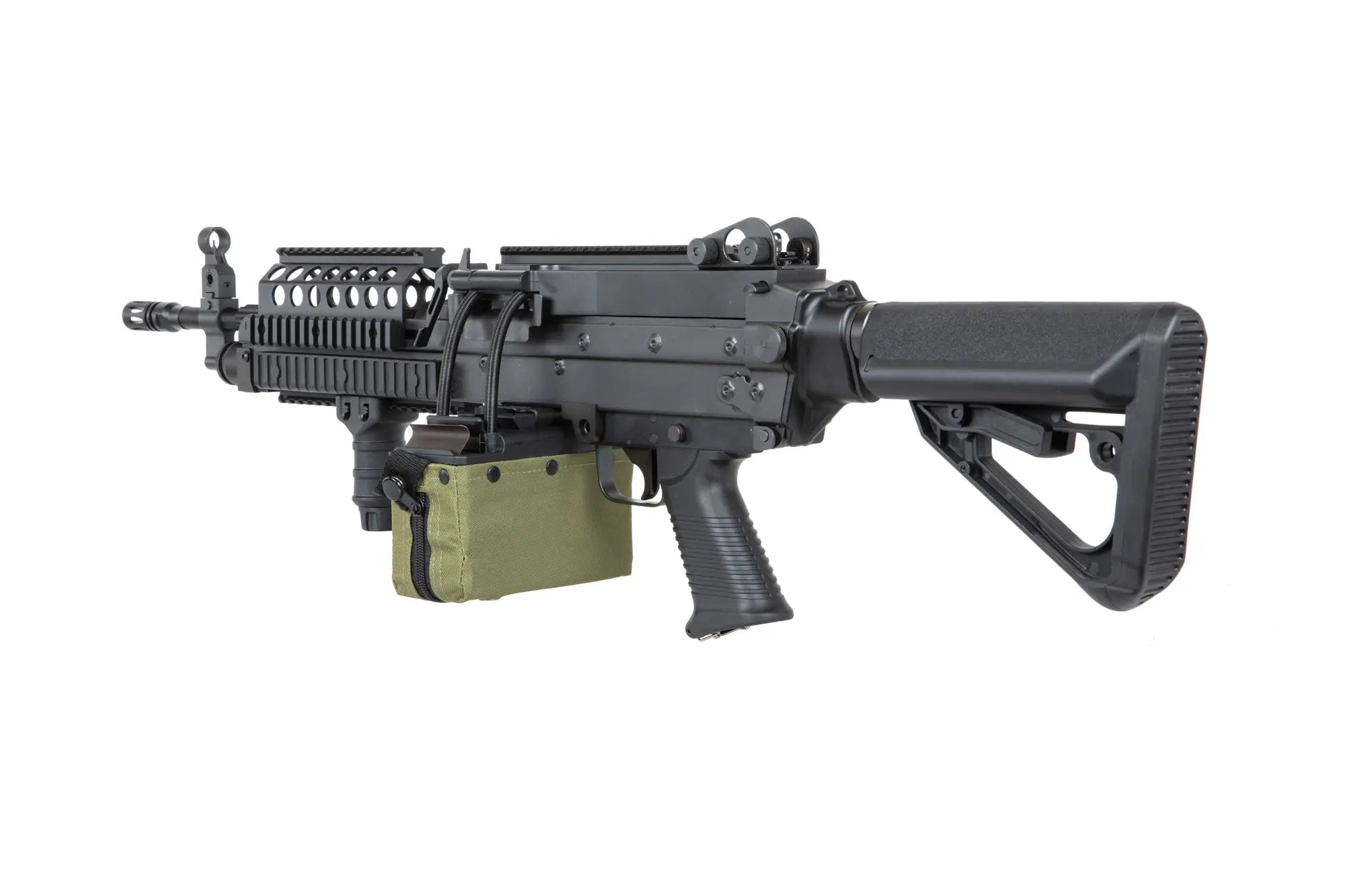 A&K MK46 MOD 0 Black Airsoft Machine Gun-9