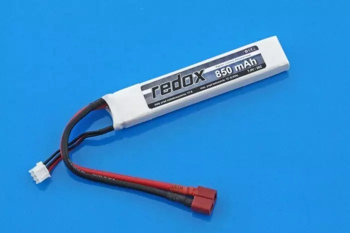 Redox LiPo 850 mAh 7,4V 20C battery-1