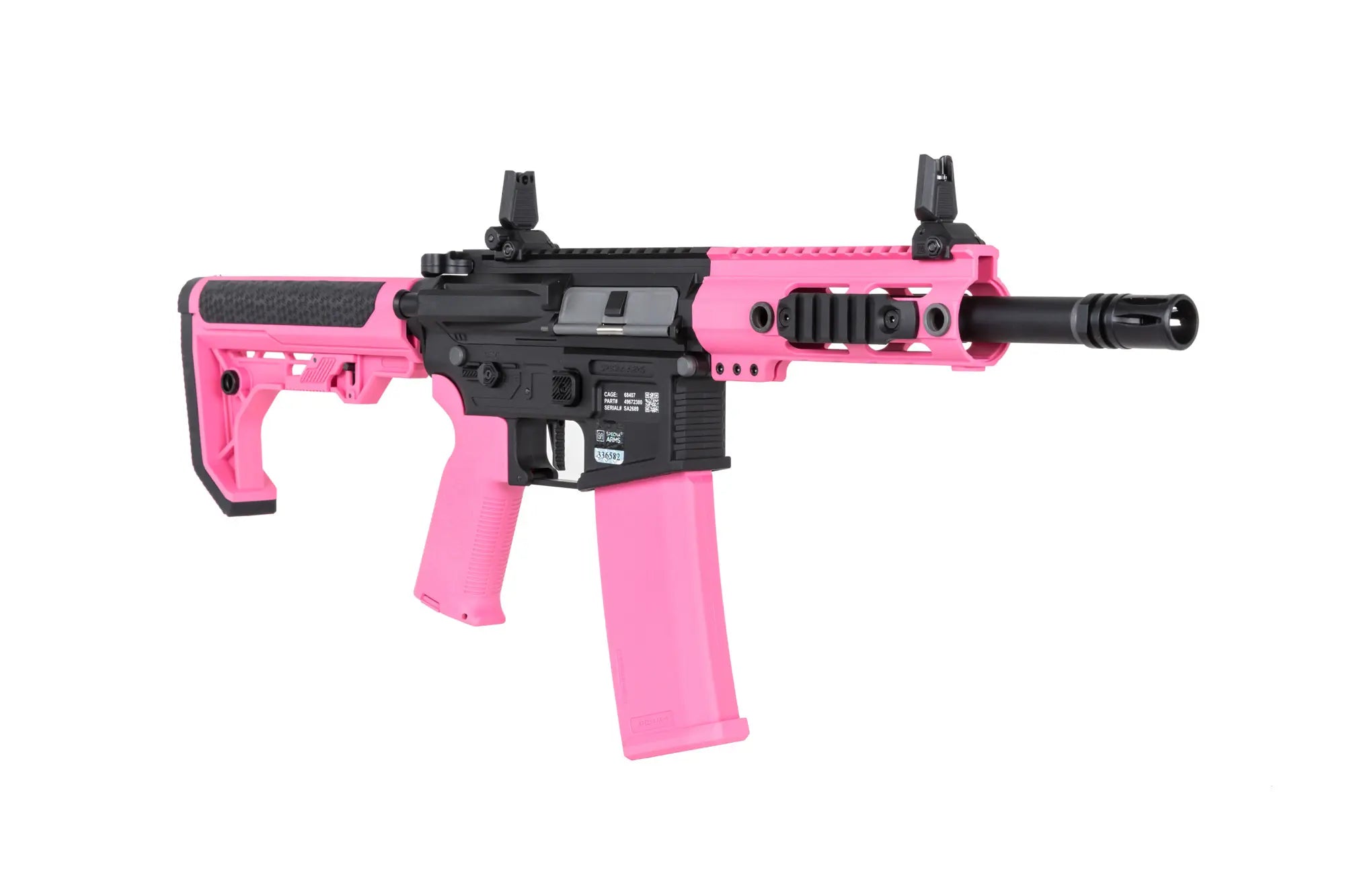 Specna Arms SA-F04-RL FLEX™ BLDC™ Light Ops Stock/ HAL ETU™ Gen. 2 Pink airsoft Carbine-18