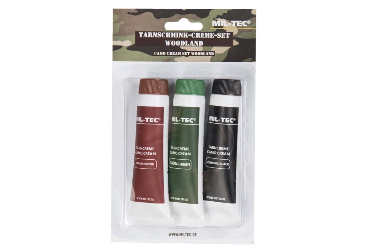 Army Camo Face paint set - Woodland