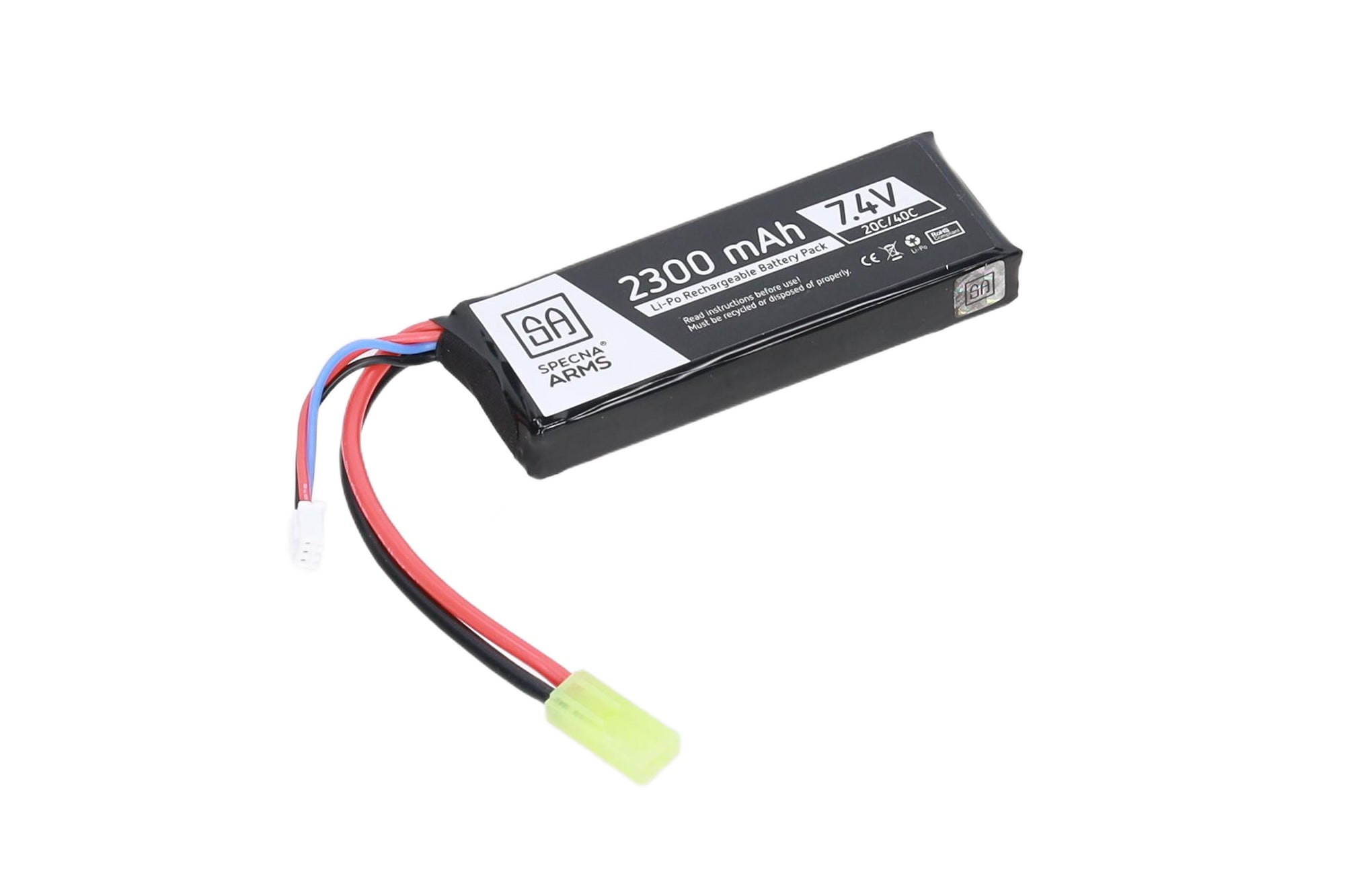 Specna Arms 7.4V 2300mAh LiPo battery 20/40C Tamiya mini-1