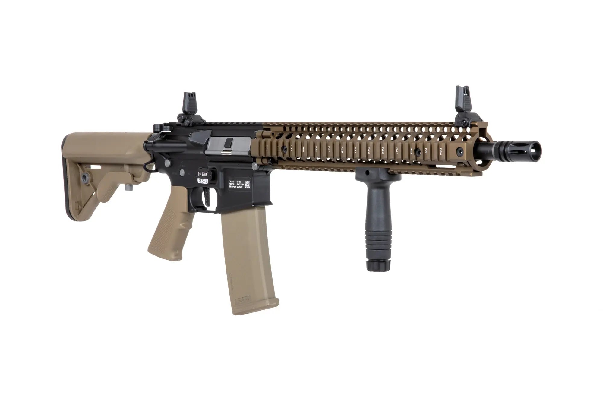 Specna Arms Daniel Defense® M4A1 SA-E26 EDGE™ HAL ETU™ Chaos Bronze airsoft rifle-12