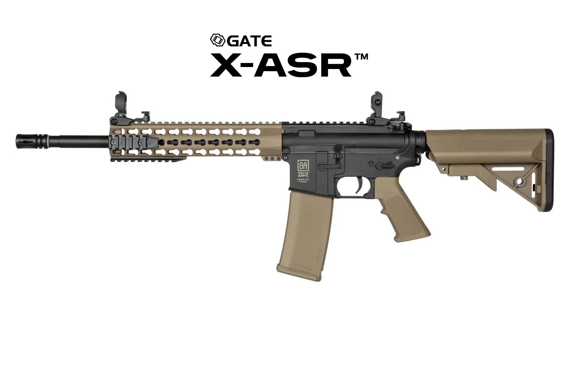 ASG Specna Arms SA-F02 FLEX GATE X-ASR Half-Tan Carbine-14