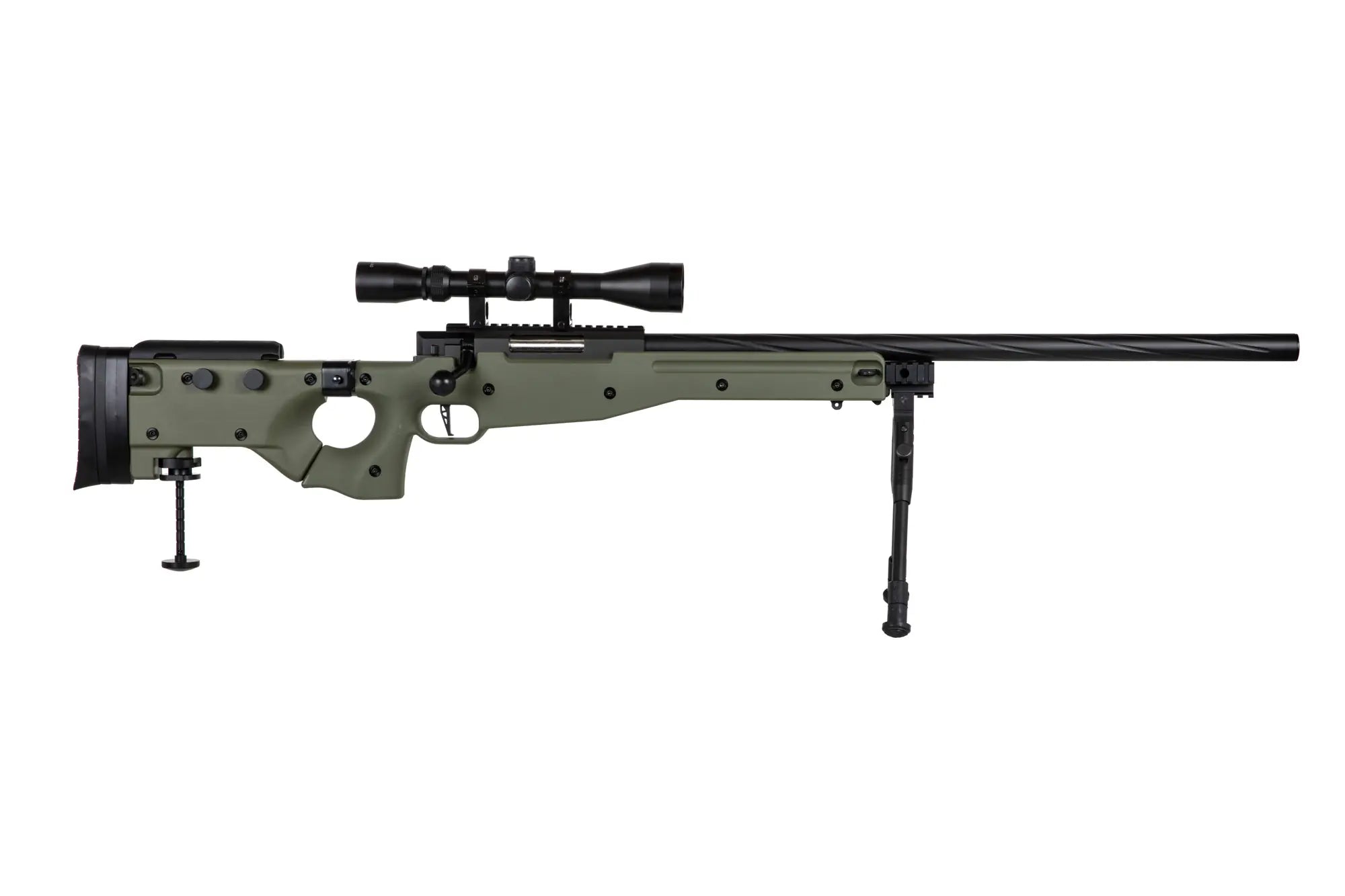 Specna Arms SA-S14 sniper airsoft rifle with scope and bipod Olive-5