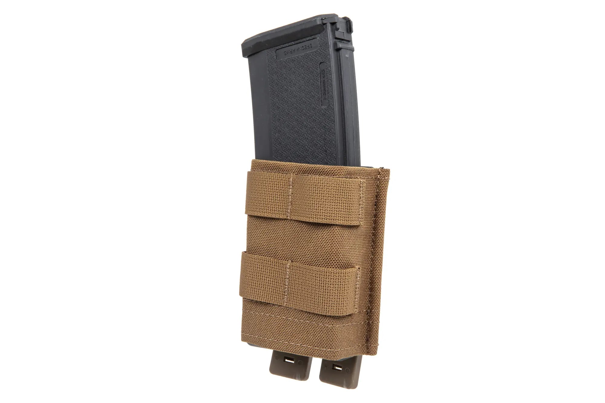 Single 5.56mm magazine loader Wosport Coyote Brown-2